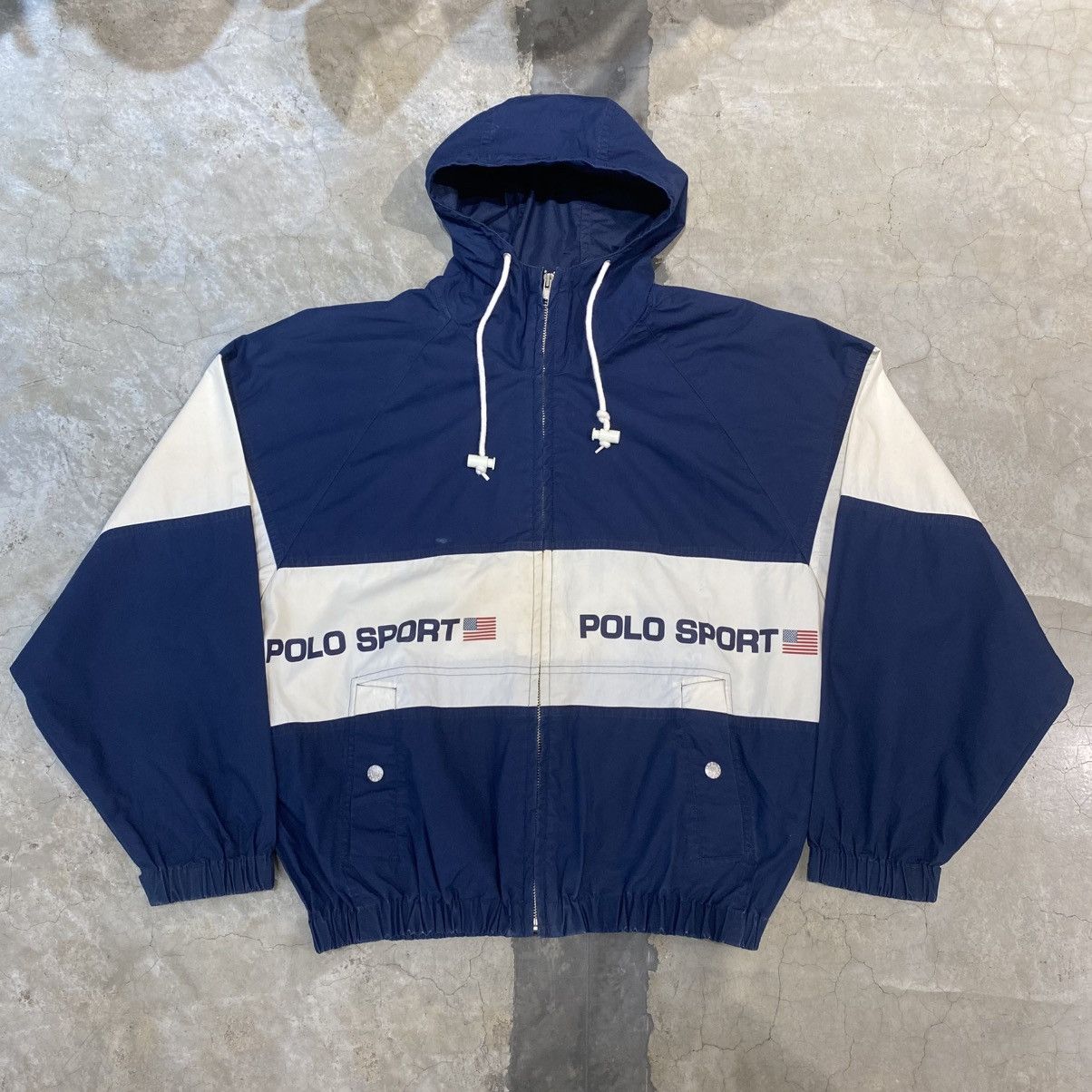 Polo Ralph Lauren Vintage 90s Polo Sport Ralph Lauren Lo Life Hoodie Jacket Size US L / EU 52-54 / 3 - 1 Thumbnail