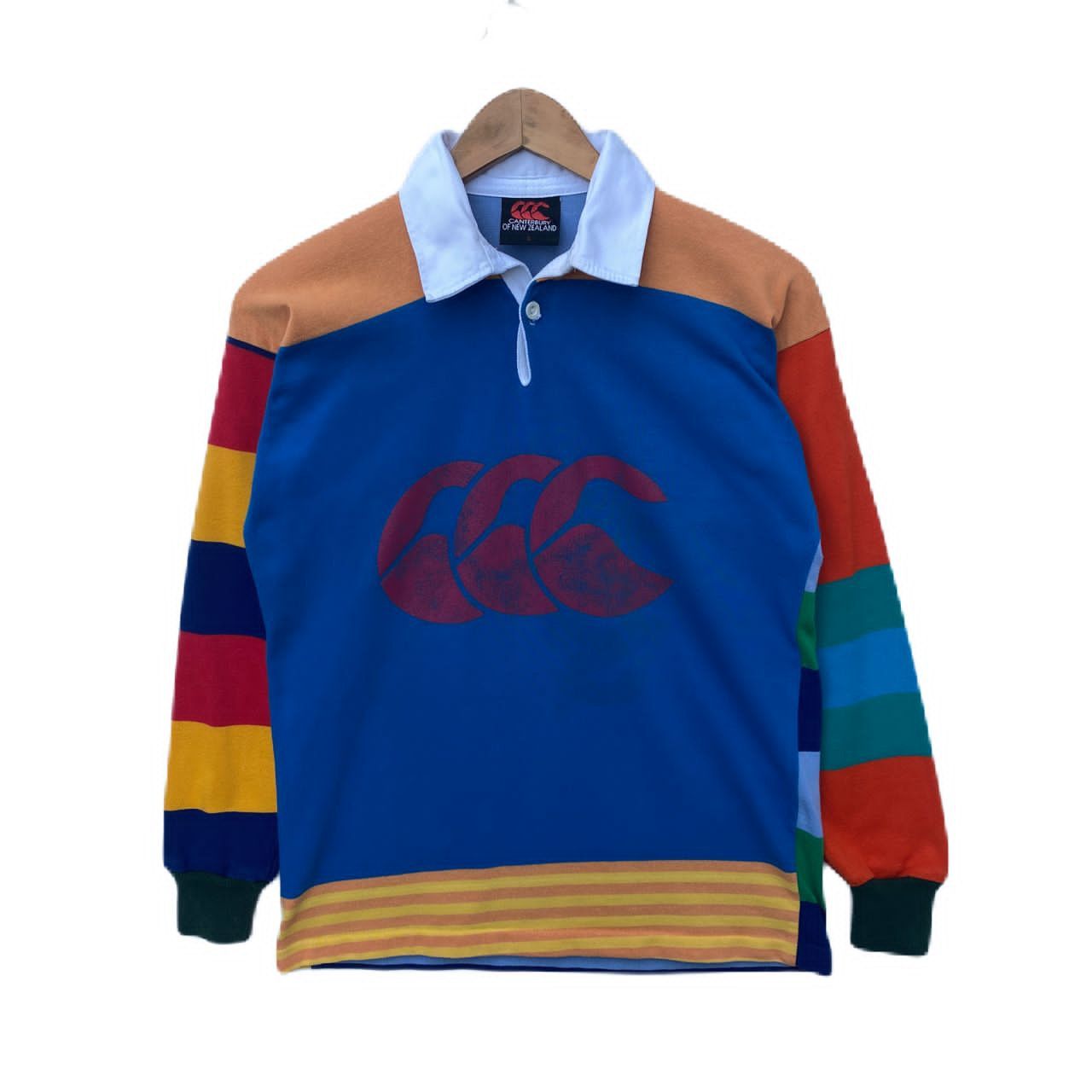 Canterbury of New Zealand × Vintage VINTAGE CANTERBURY POLO RUGBY SHIRT SMALL PULLOVER Size US S / EU 44-46 / 1 - 1 Thumbnail