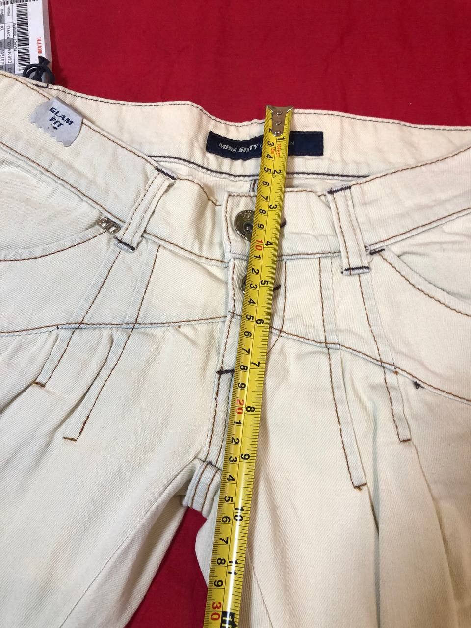 Miss Sixty Vintage Miss Sixty Y2K Grunge Punk Low Rise Denim jeans Size 28" / US 6 / IT 42 - 11 Thumbnail