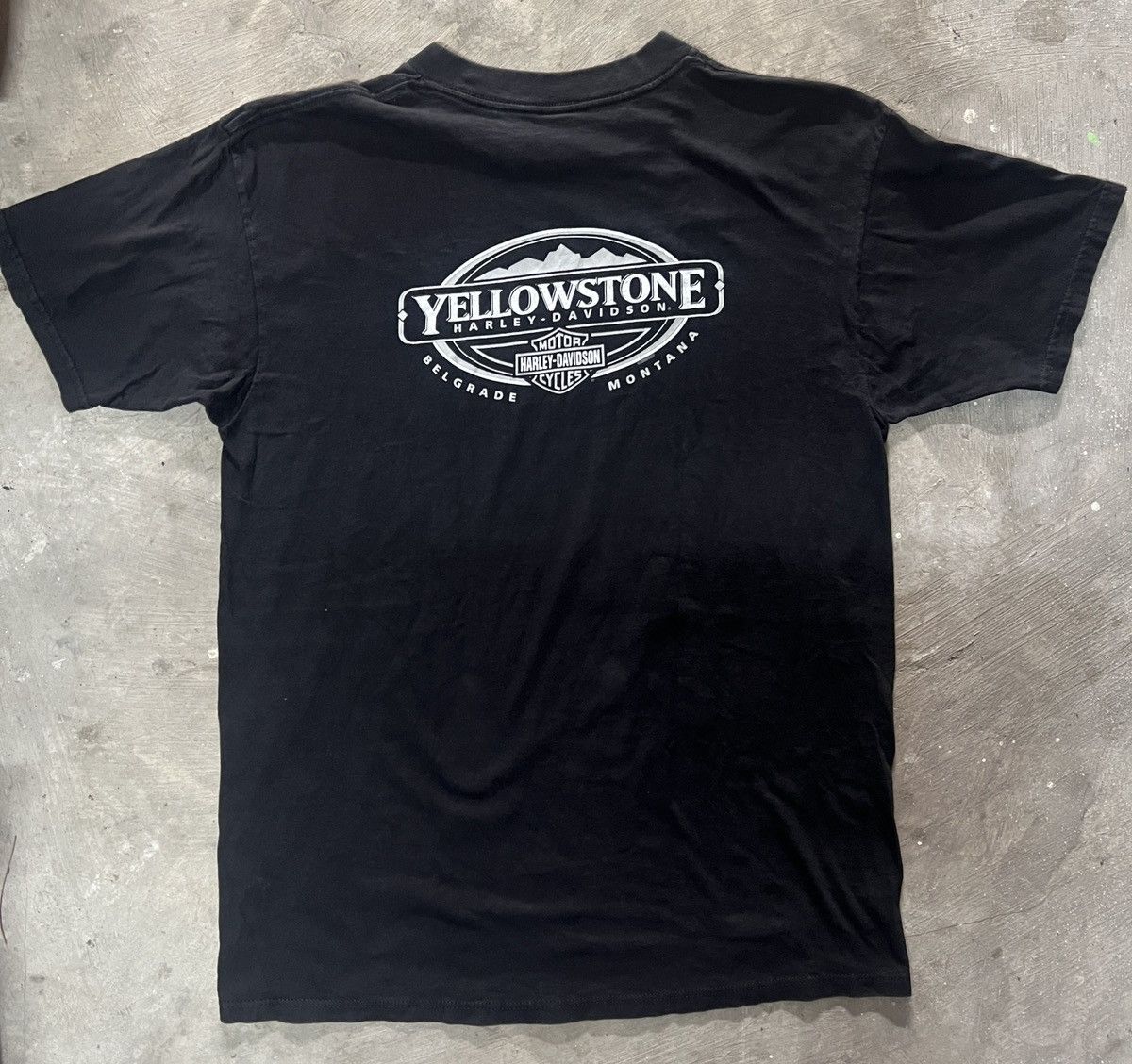 Harley Davidson Harley Davidson Men's Black and White T-shirt Size US XL / EU 56 / 4 - 6 Thumbnail