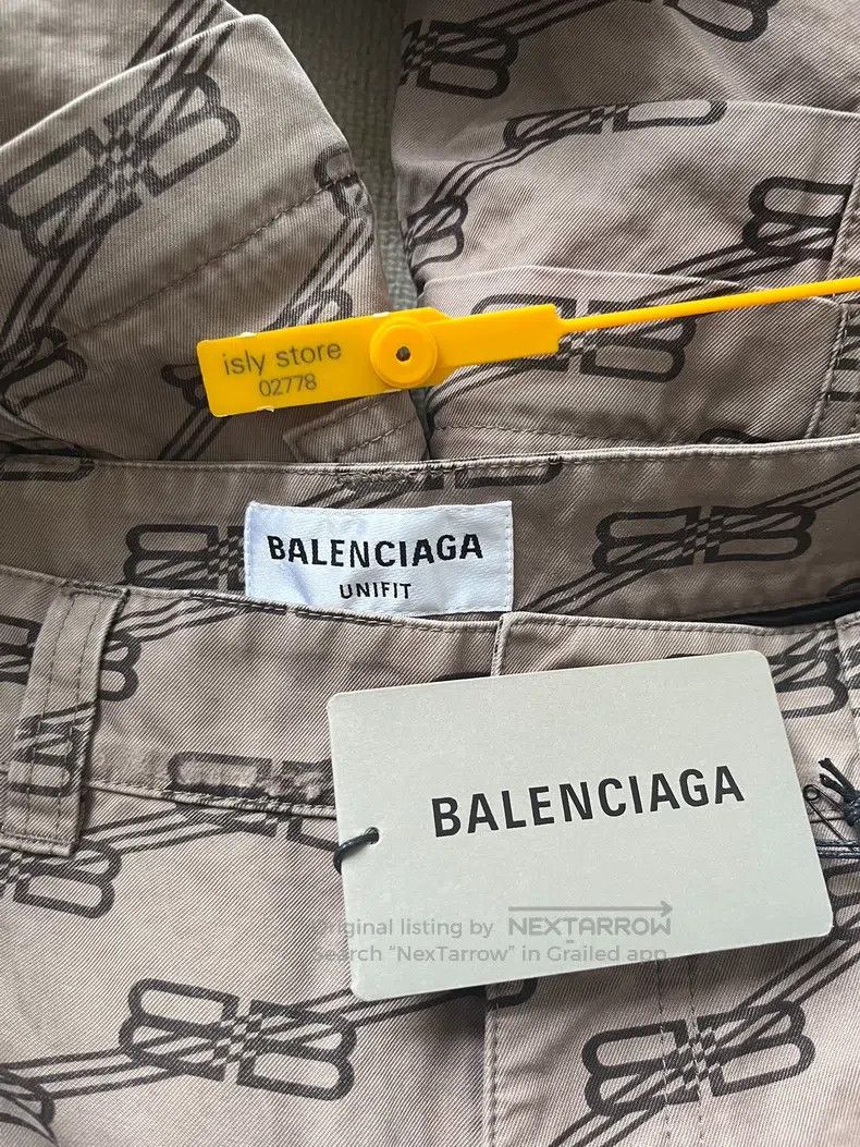 Other Balenciaga size S Letter Logo Full Print Straight Leg Casu Size US 27 - 5 Thumbnail