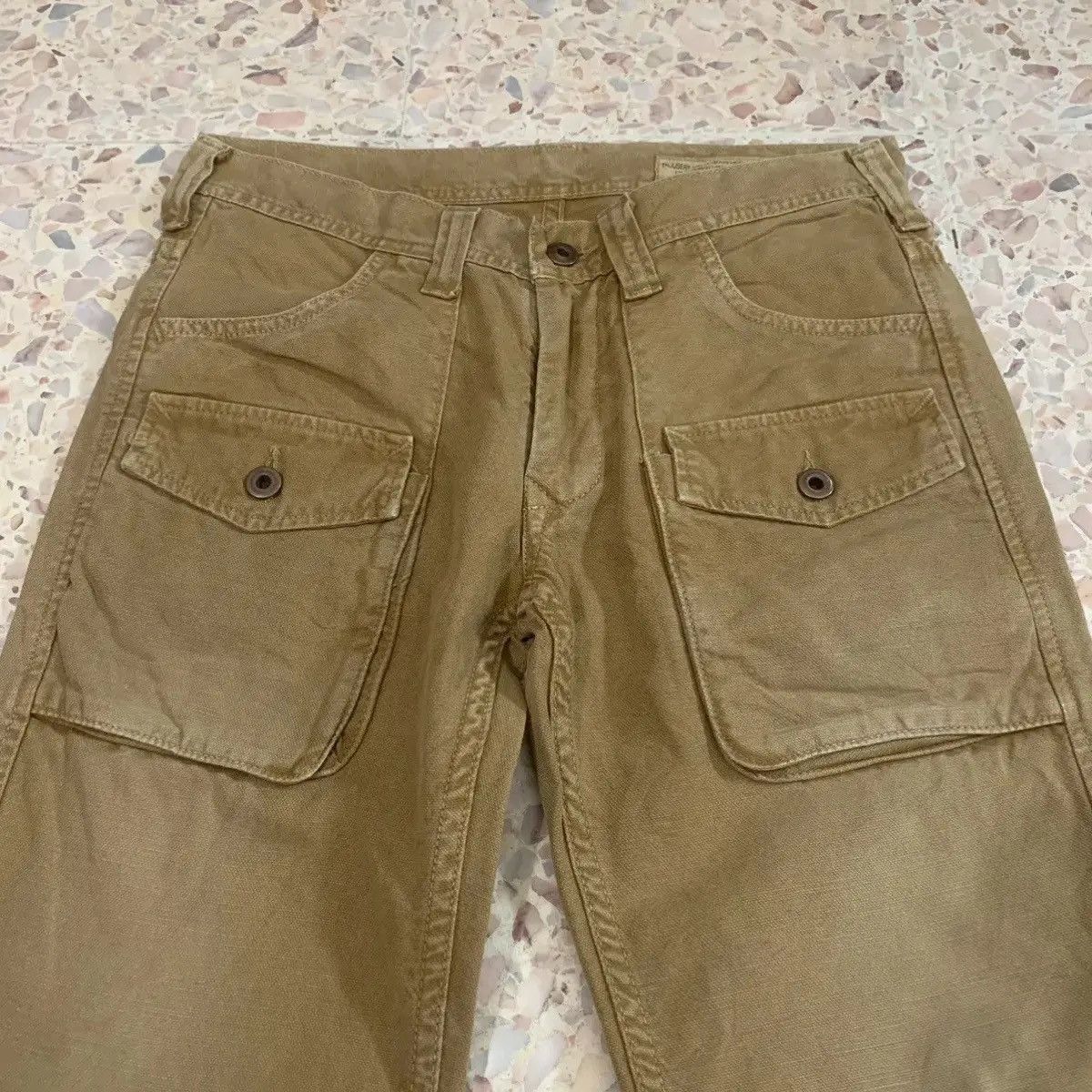 Vintage Rugged Trousers Canvas Japanese Vintage Faded Bush Pants Size US 30 / EU 46 - 6 Thumbnail