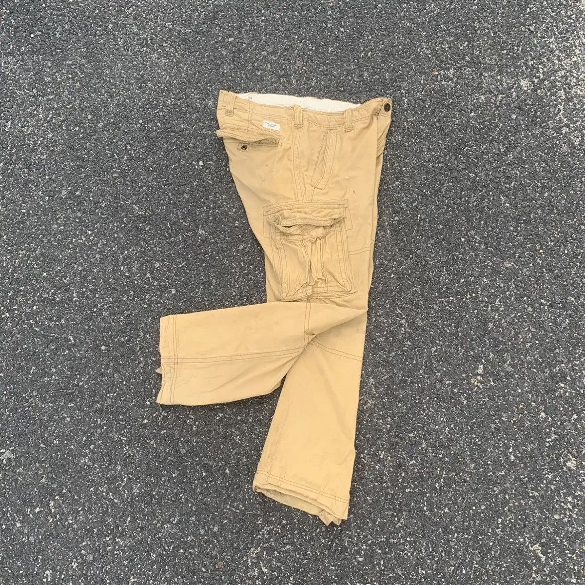 Abercrombie & Fitch 🔥BEST OFFER🔥Tactical Faded Trousers Big Multi Pocket Pants Size US 36 / EU 52 - 22 Thumbnail