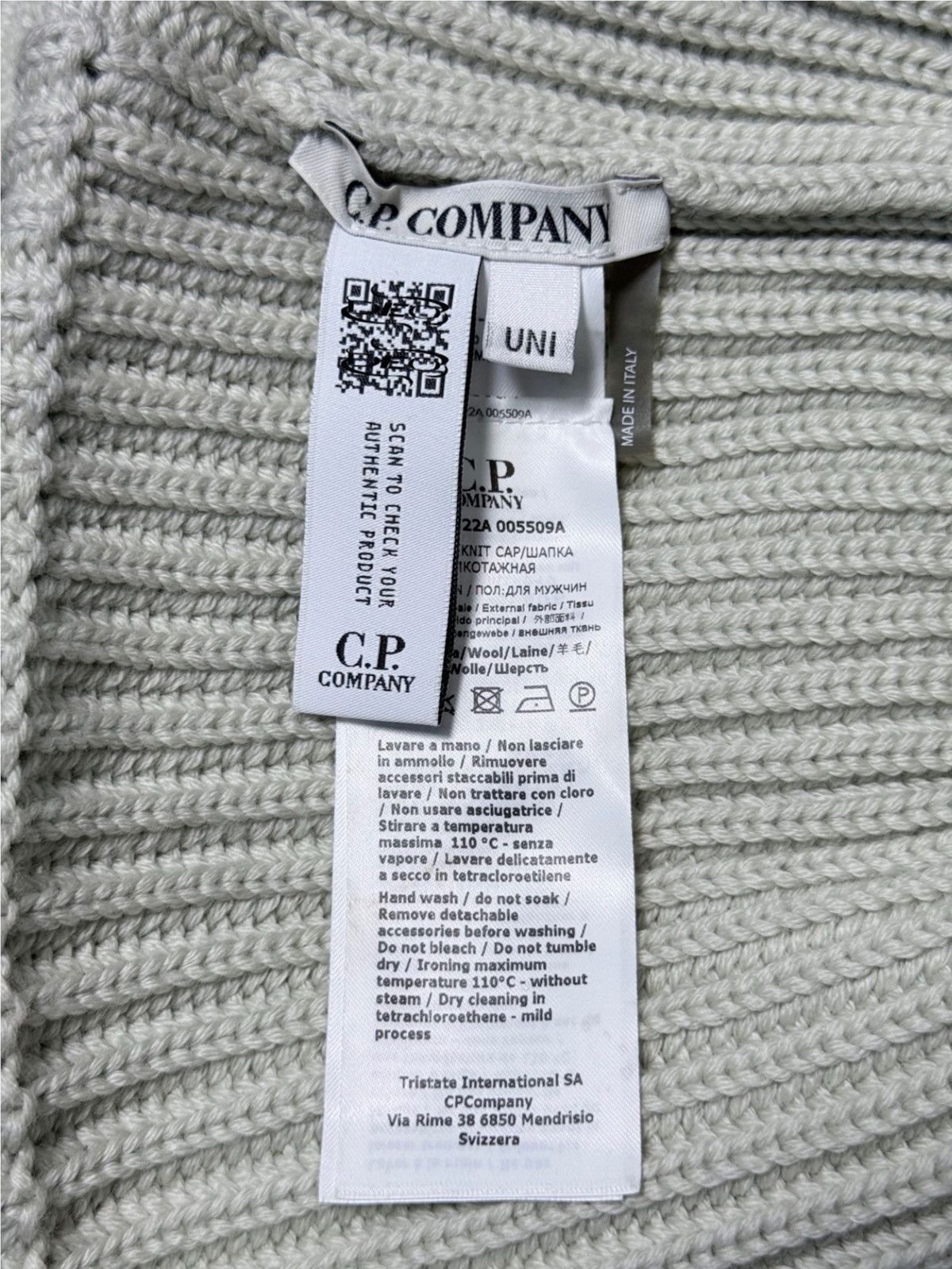 C.P. Company CP COMPANY Merino Wool Goggle Hat Size ONE SIZE - 5 Thumbnail