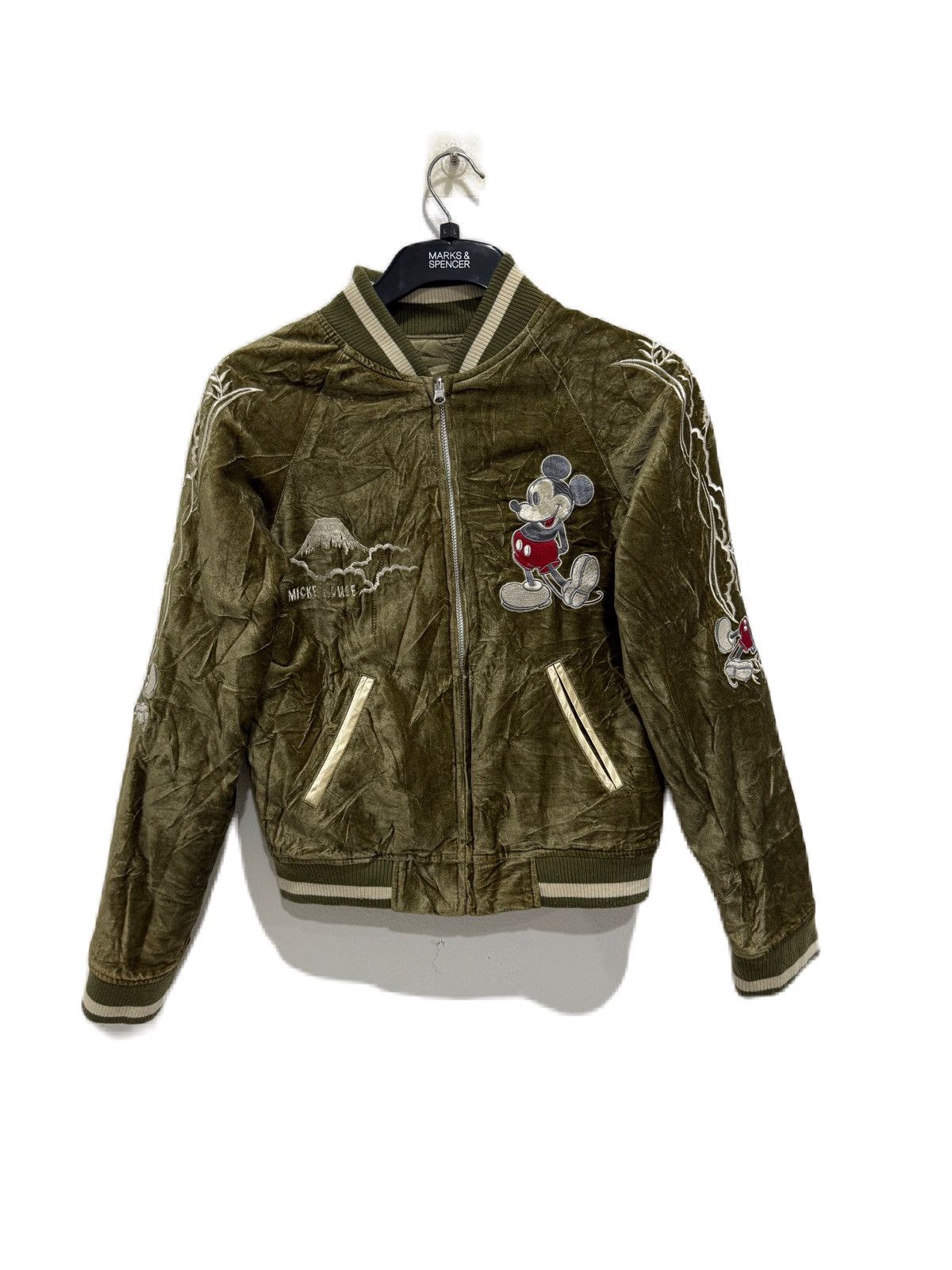 Mickey Mouse Sukajan Mickey Mouse Reversible Mount Fuji Embroidery Size M / US 6-8 / IT 42-44 - 2 Thumbnail