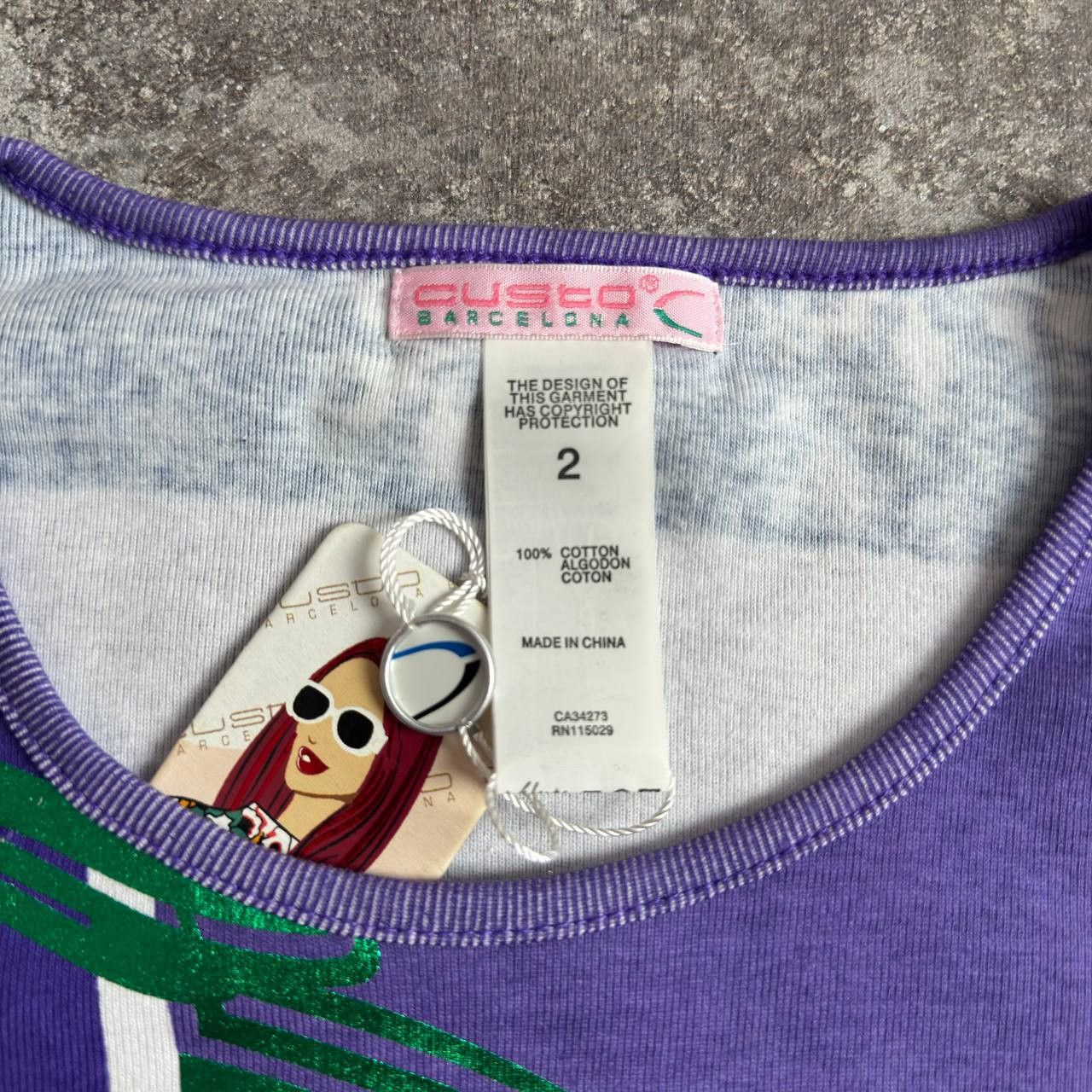 Custo Barcelona Custo Barcelona Y2K Vintage Lady Printed Long Sleeve Top Size M / US 6-8 / IT 42-44 - 8 Thumbnail