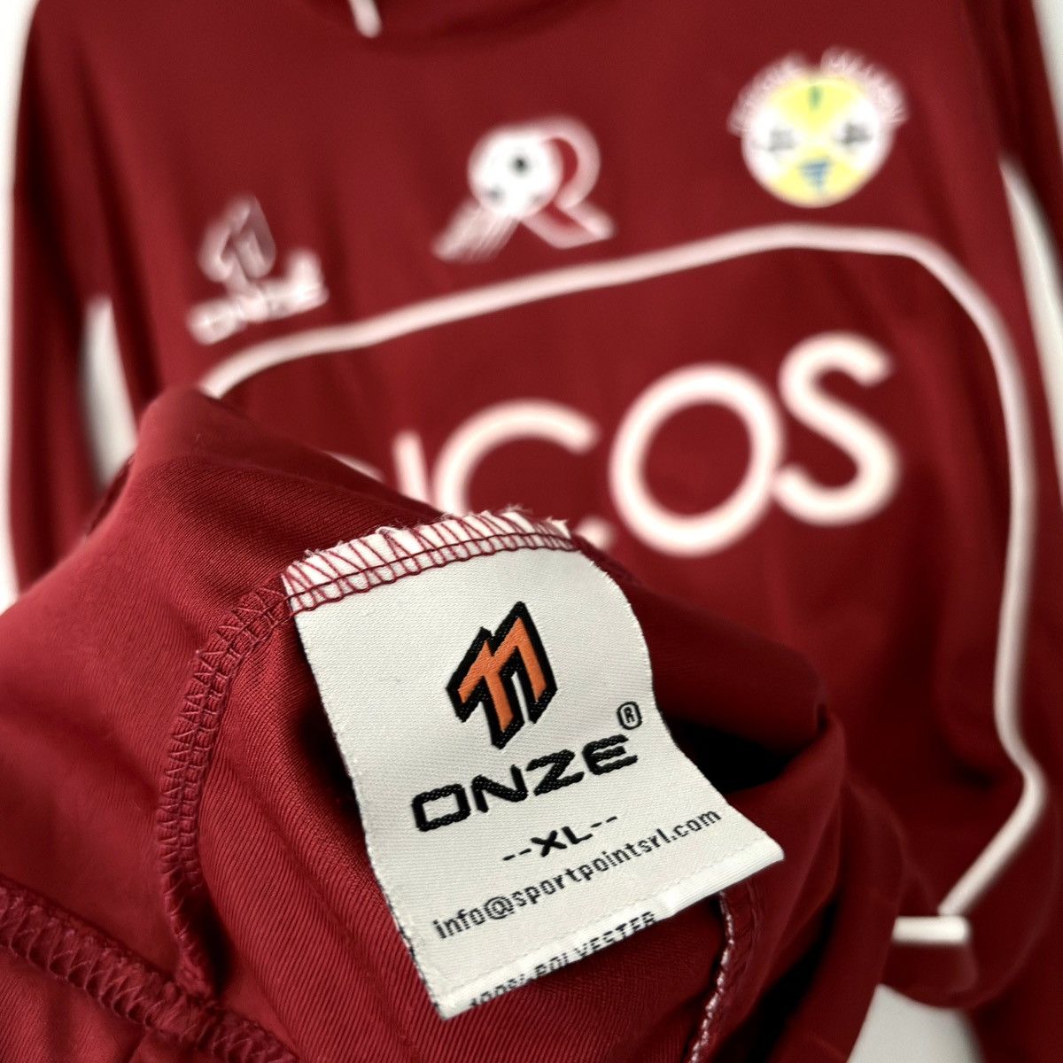 Vintage 2006 2008 Reggina Lanzaro Match Worn Vintage Soccer Jersey Size US XL / EU 56 / 4 - 9 Thumbnail