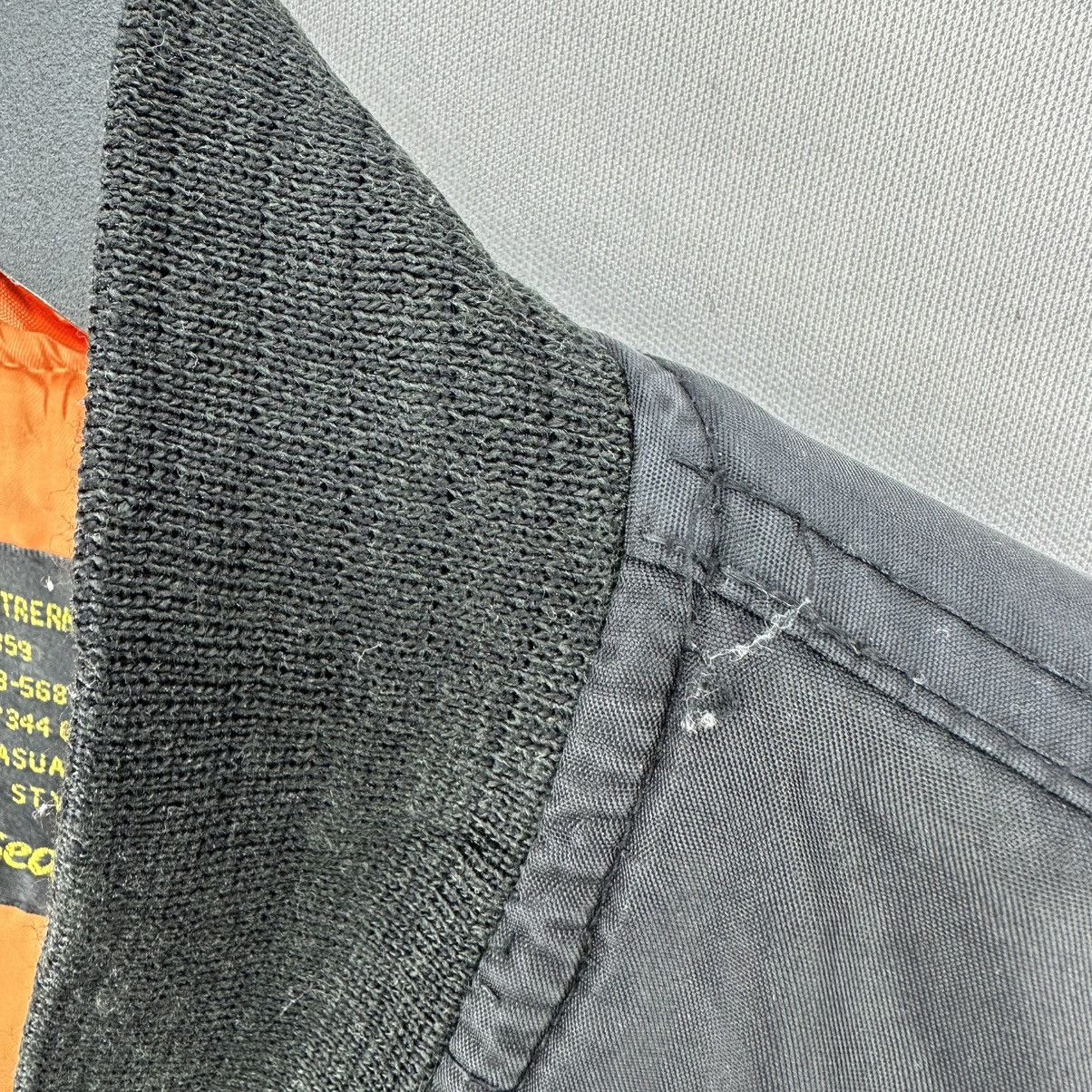 Japanese Brand Vibtage 90's Bomber Jacket Reversible Thrashed Distressed Size US M / EU 48-50 / 2 - 10 Thumbnail