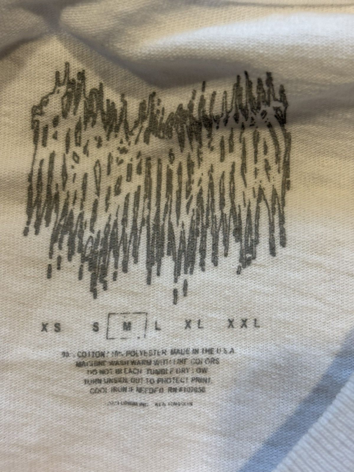 Destroy Lonely Ken Carson A Great Chaos tour White Vamp tee size Medium Size US M / EU 48-50 / 2 - 4 Thumbnail