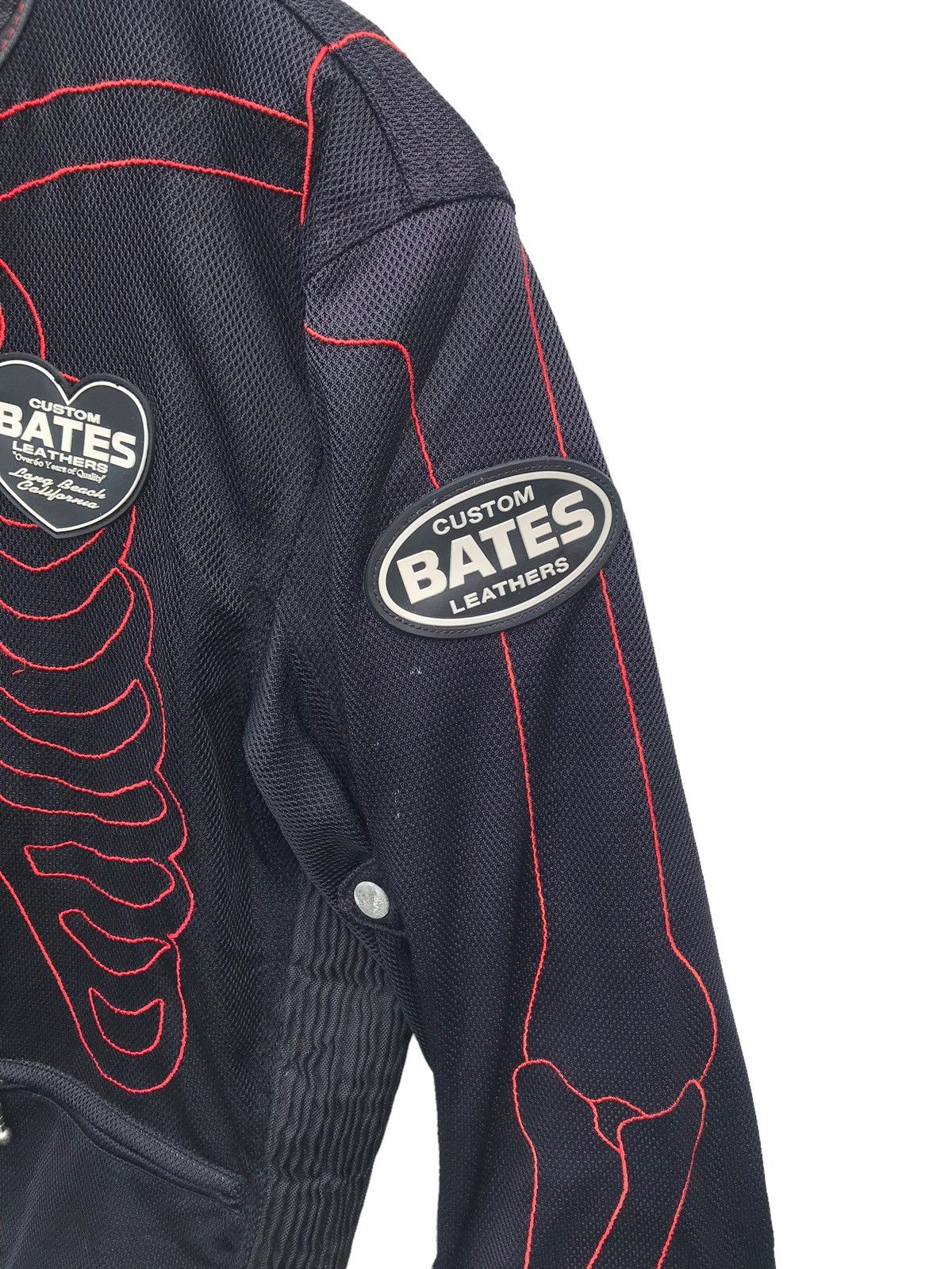 Sports Specialties Vintage Bates Leather Skeleton Biker Jacket Size US M / EU 48-50 / 2 - 12 Thumbnail