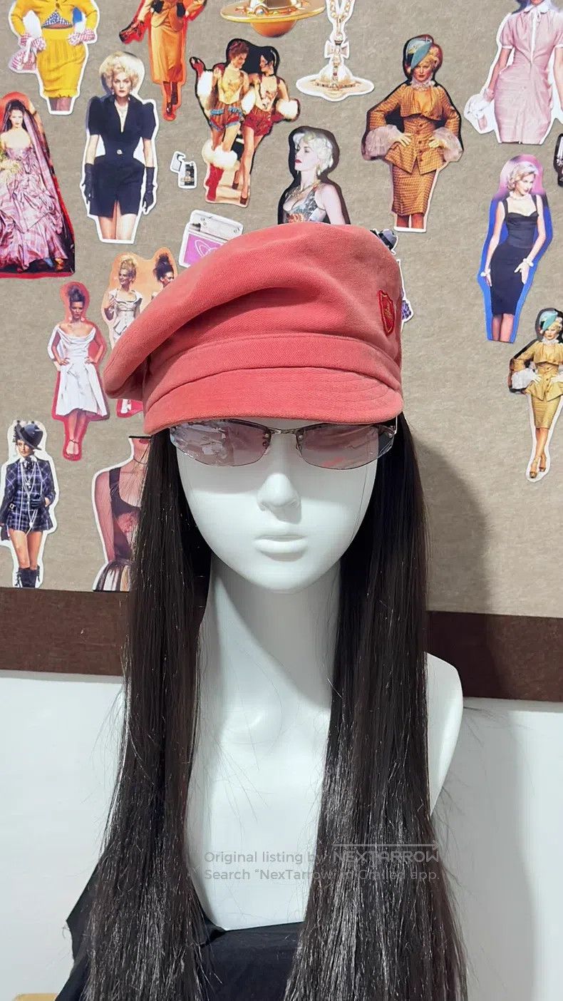 Vivienne Westwood Vivienne Westwood Vintage Pink Velvet Newsboy Hat Size ONE SIZE - 3 Thumbnail