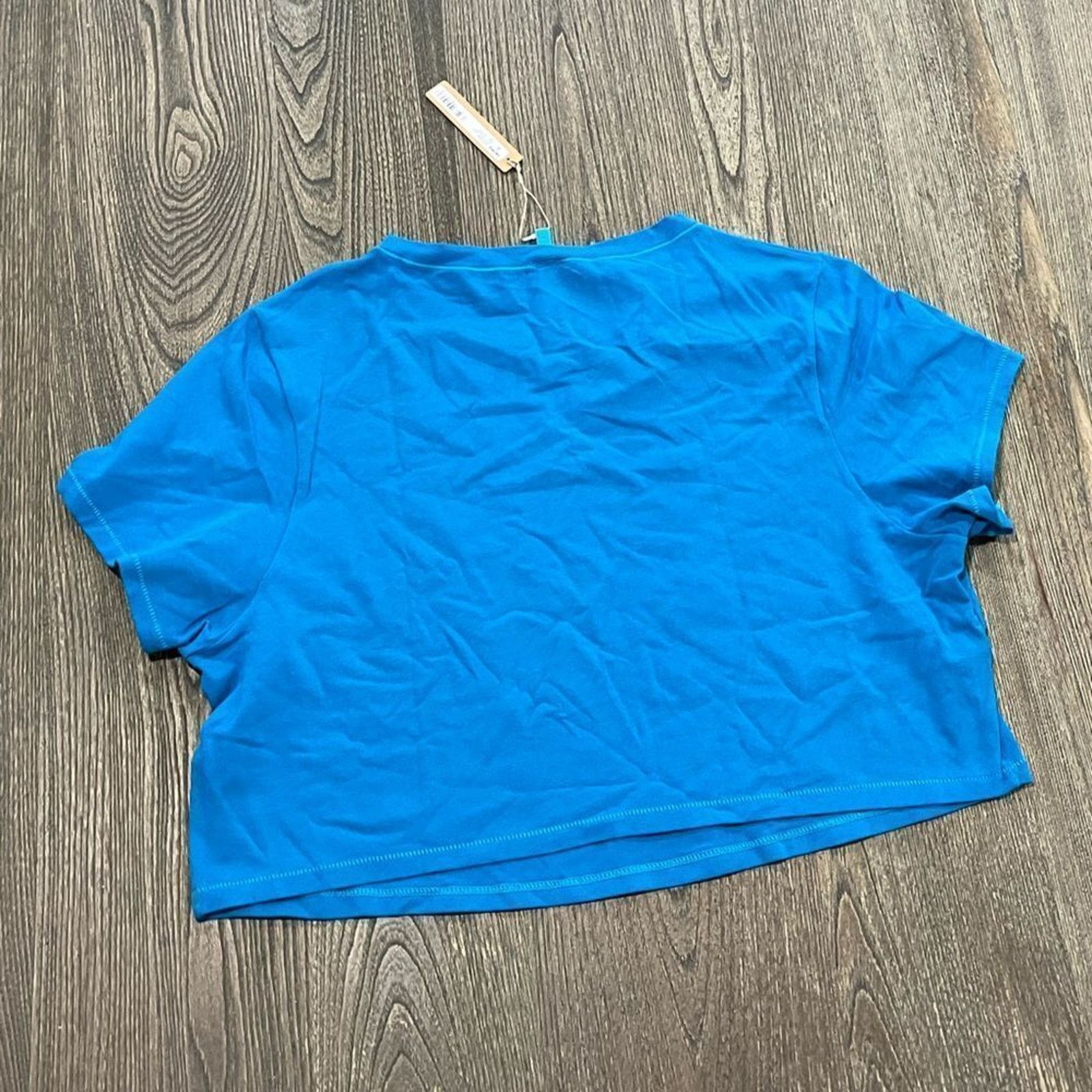 SKIMS NWT Skims Cotton Jersey Super Cropped T-Shirt Crewneck 4X Size 4XL / US 24-26 - 4 Thumbnail