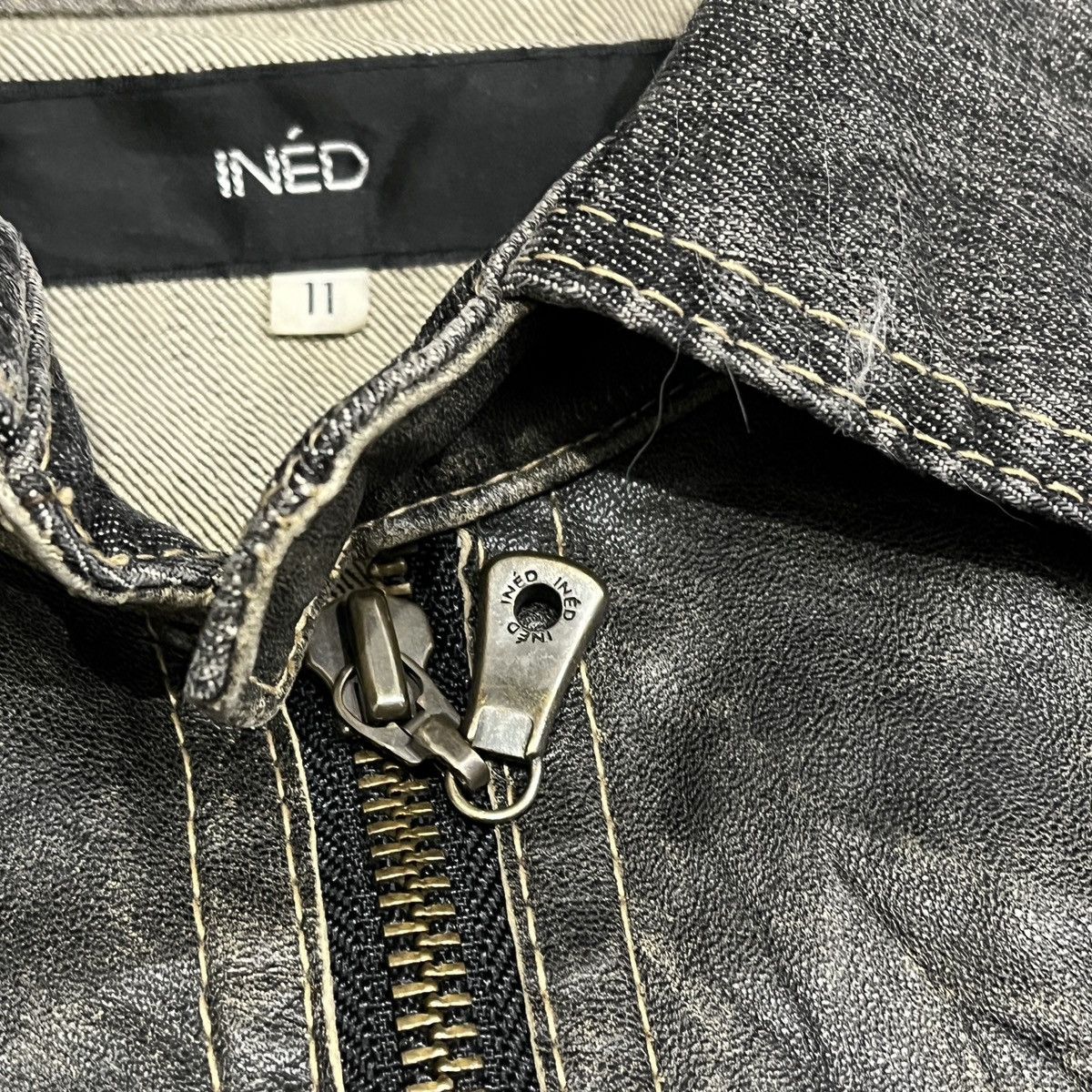 Yohji Yamamoto Ined yohji yamamoto Leather & Denim Jacket Size US S / EU 44-46 / 1 - 4 Thumbnail