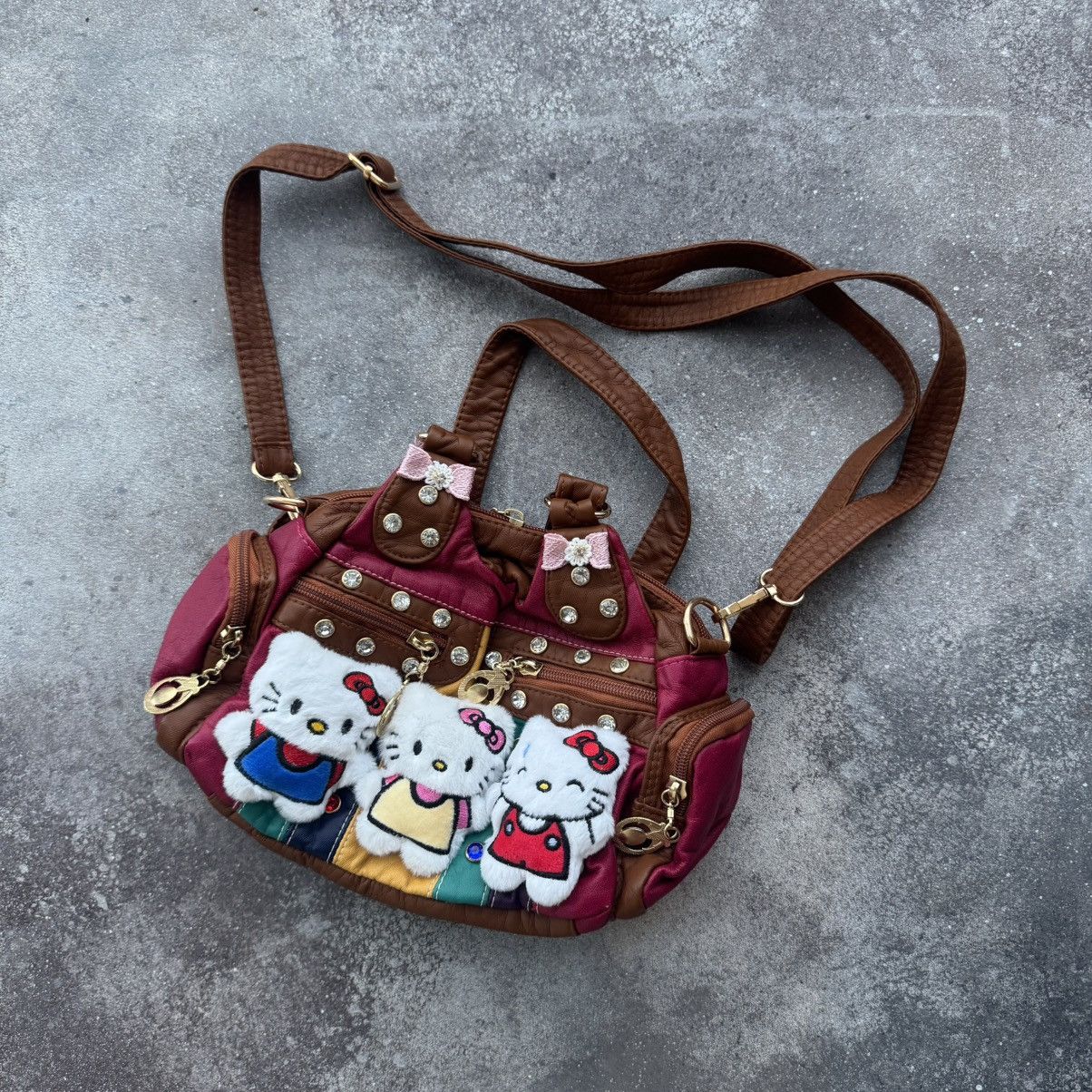 Hysteric Glamour Hello Kitty Y2K Faux Leather Glamour Crossbody Bag, Women's