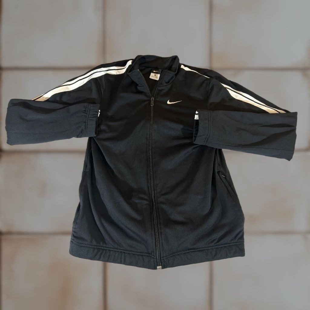 Nike Nike Jacket Mens Medium Black Track Zip Lined Athletic Training Running Gym Size US M / EU 48-50 / 2 - 1 Thumbnail