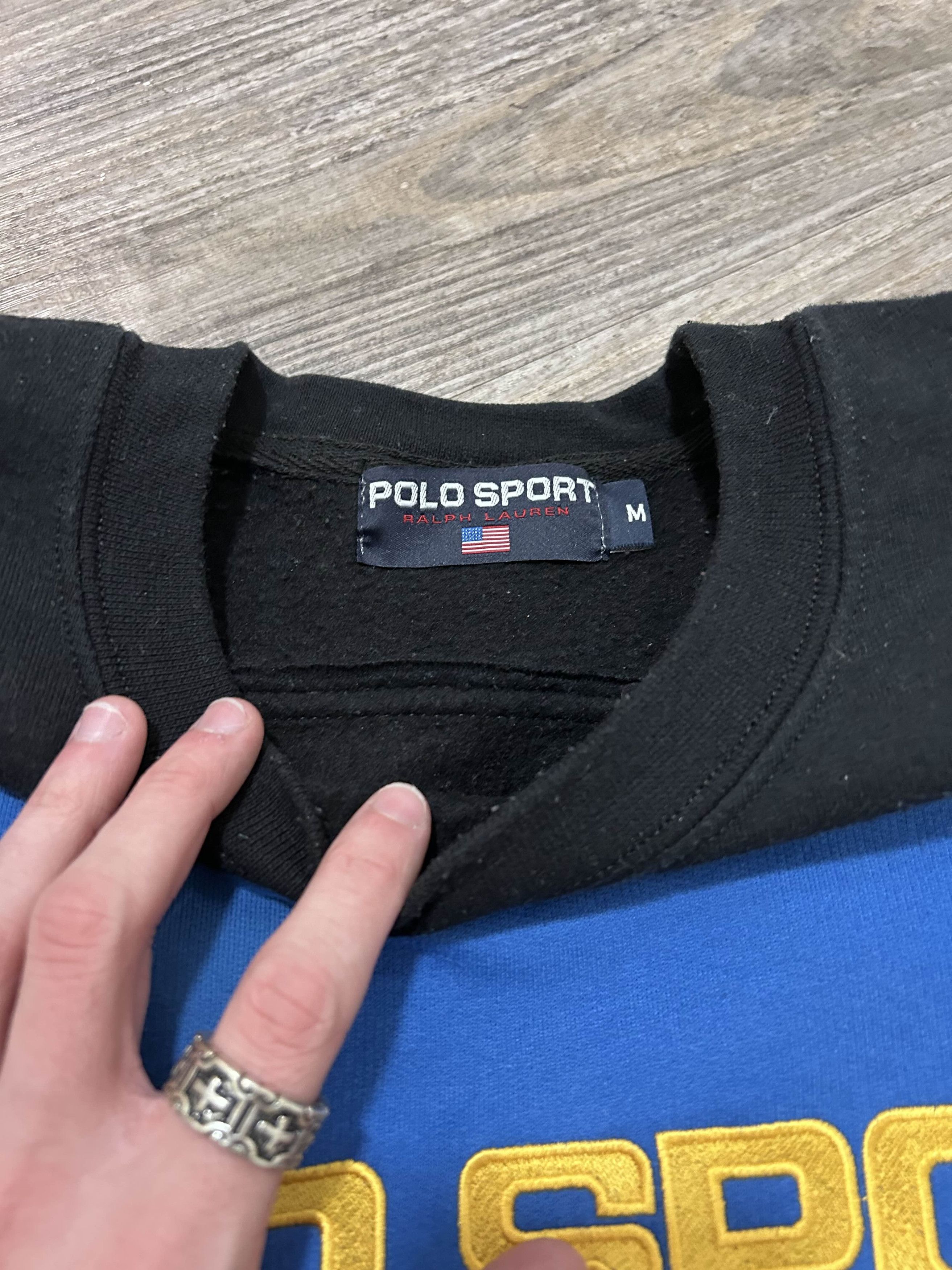 Ralph Lauren POLO Sport Ralph Lauren Rework Colorblock Flag Sweatshirt Size US M / EU 48-50 / 2 - 5 Thumbnail