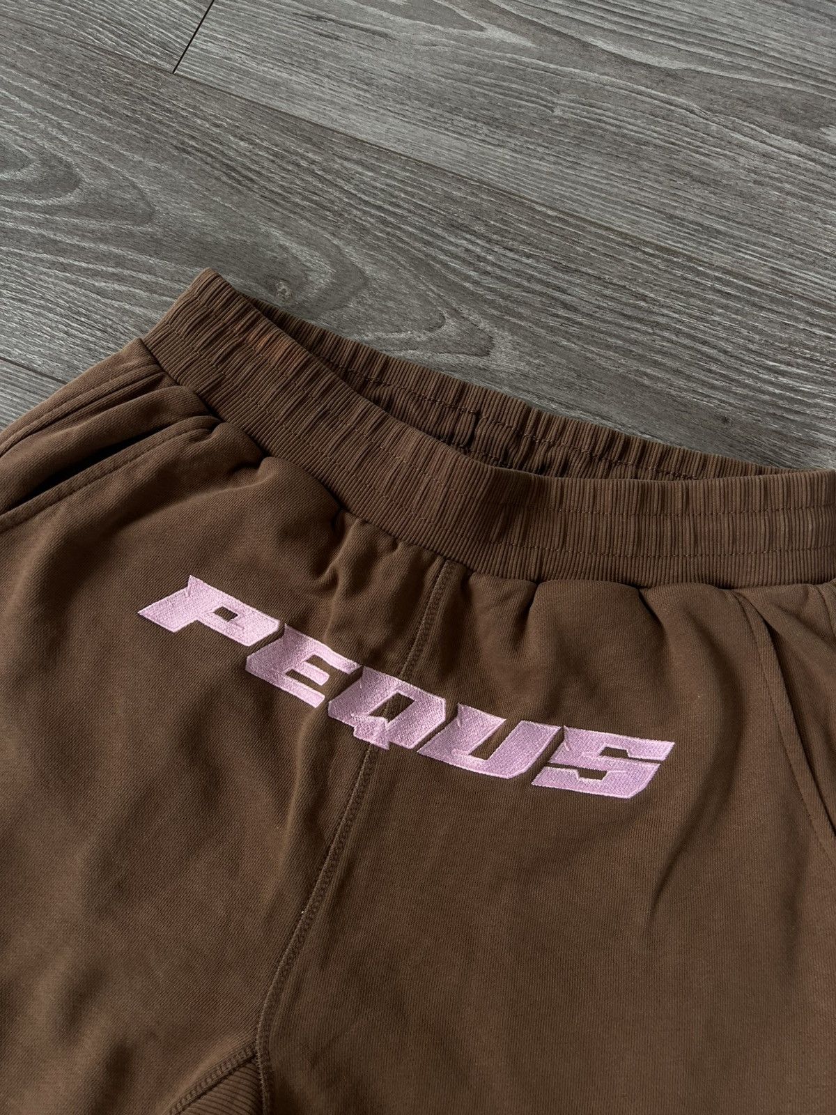 Designer ‼️Rare Designer Peques Big Knit Logo Pink Flex Shorts‼️ Size US 32 / EU 48 - 7 Thumbnail