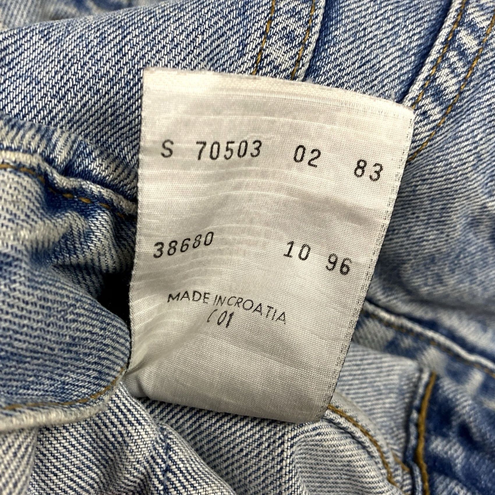 Levi's Levi'S Denim Trucker Jacket Blue Cotton Retro S Size Size US S / EU 44-46 / 1 - 6 Thumbnail