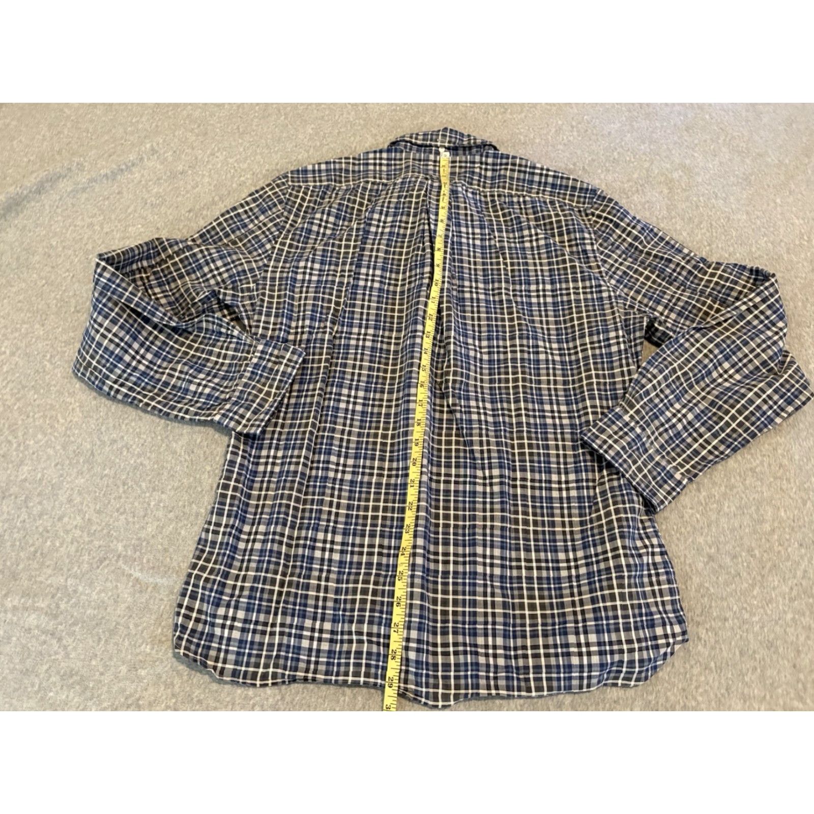 Todd Snyder Todd Snyder Long Sleeve Button-Up Shirt Cotton Plaid Blue Mens Large Size US L / EU 52-54 / 3 - 5 Thumbnail