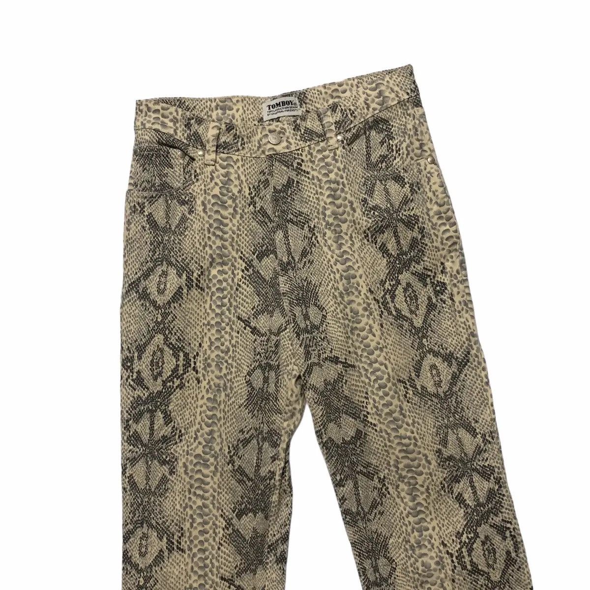 Beauty Beast 🔥 GRAILS 🔥 Top Classics Tomboy W29 L30 Art Snake Pants Size US 29 - 2 Thumbnail