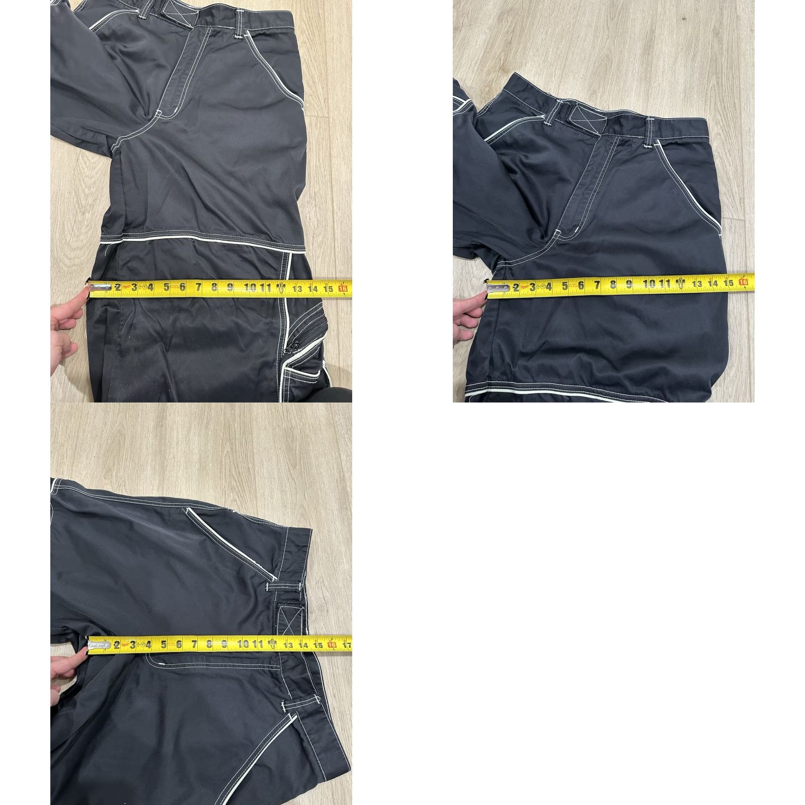 Vintage VINTAGE Macgear Rave Pants Cargo Wide-Leg 34x31 Black 90s Y2K Grunge Hip Hop Vintage Rave Pants Mens Womens Unisex Adults Baggy Size US 34 / EU 50 - 10 Thumbnail