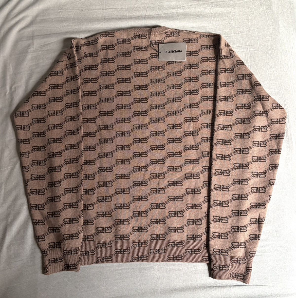 Balenciaga Balenciaga BB Monogram Knit Crewneck Size US M / EU 48-50 / 2 - 3 Thumbnail