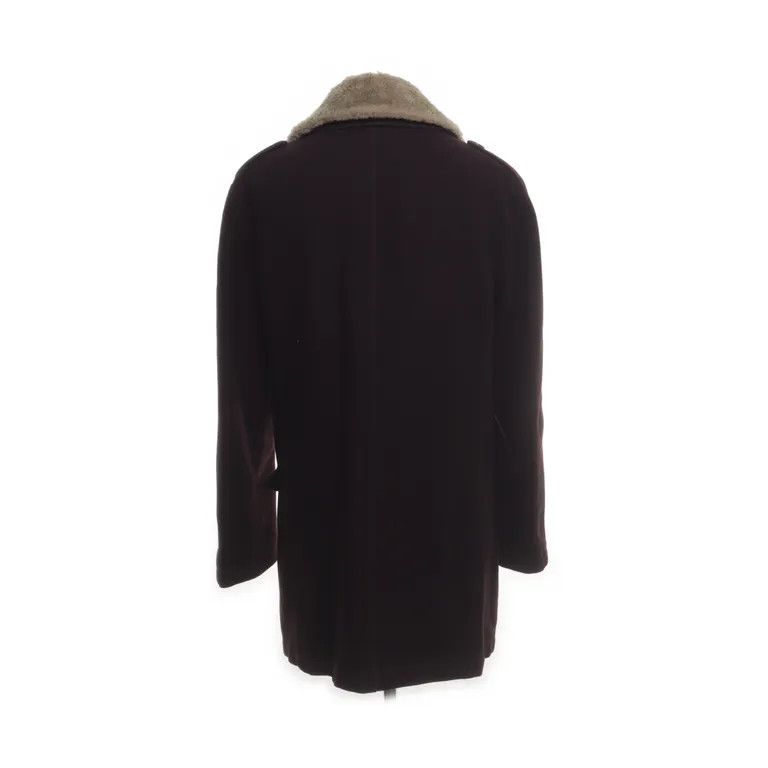 Maison Margiela F/W06 Maroon Sherpa Collar Coat Size US L / EU 52-54 / 3 - 2 Thumbnail