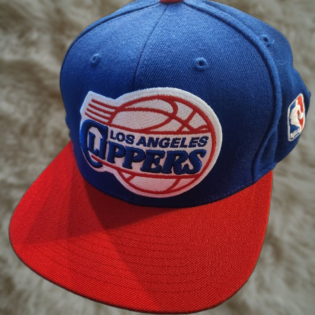 Mitchell & Ness Mitchell & Ness Clippers Hat Cap Snapback Classic Blue Red Clean Mens Snapback Blue Clippers Hat Cap Classic Red Blue Mens Size ONE SIZE - 1 Thumbnail