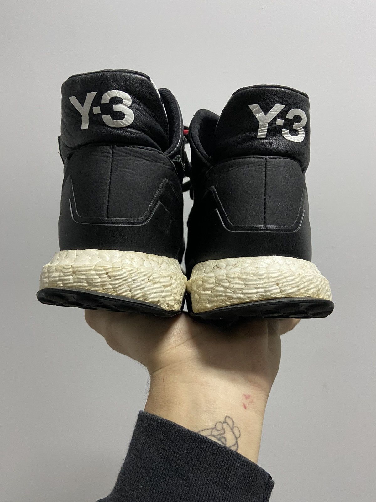 Nike × Vintage Y-3 yohji Yamamoto adidas hi top sneakers vintage boost Size US 8 / EU 41 - 5 Thumbnail