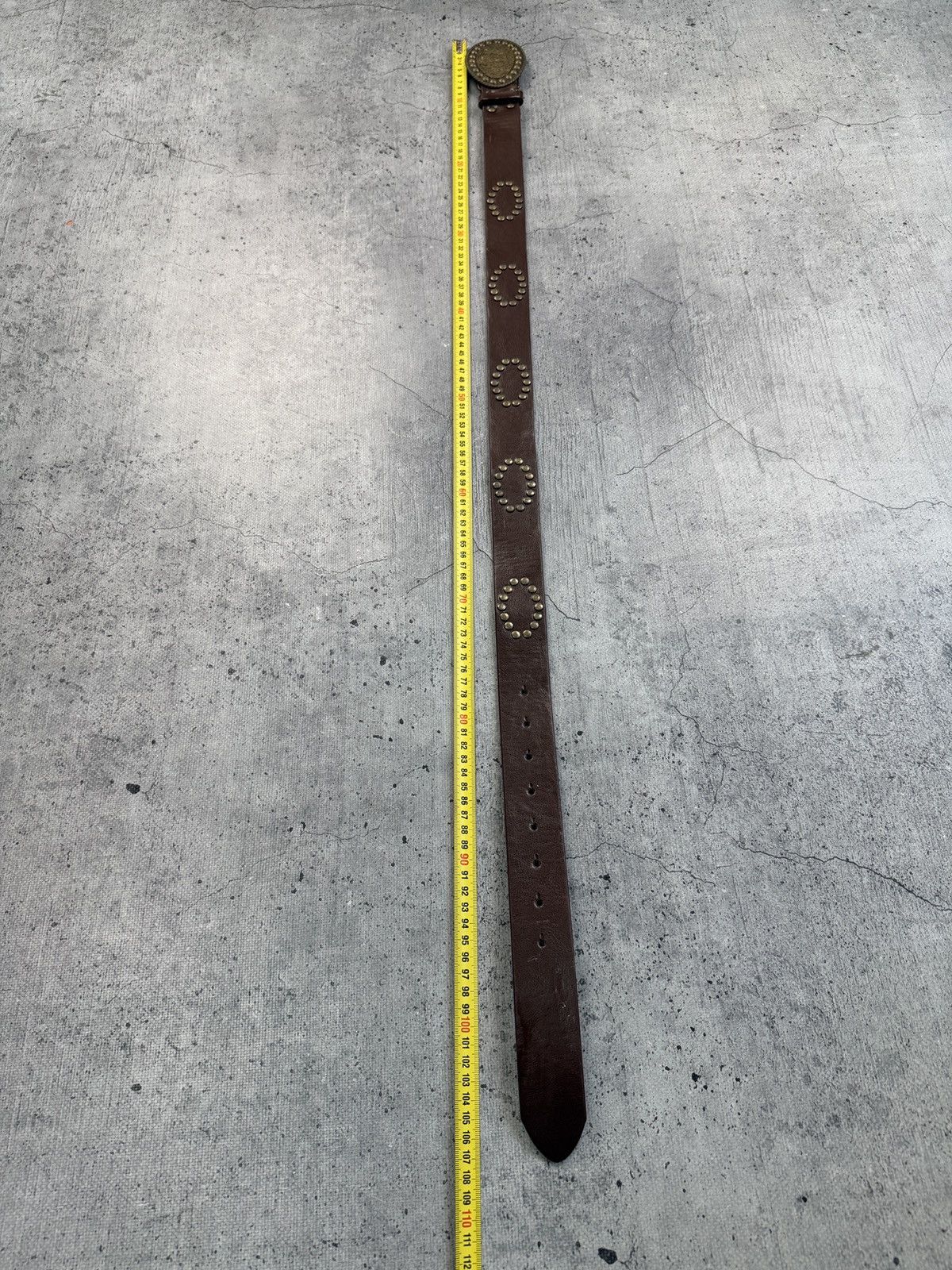 If Six Was Nine 00’s NUMBER NINE STYLE LEATHER RARE Y2K BELT VINTAGE Size ONE SIZE - 5 Thumbnail