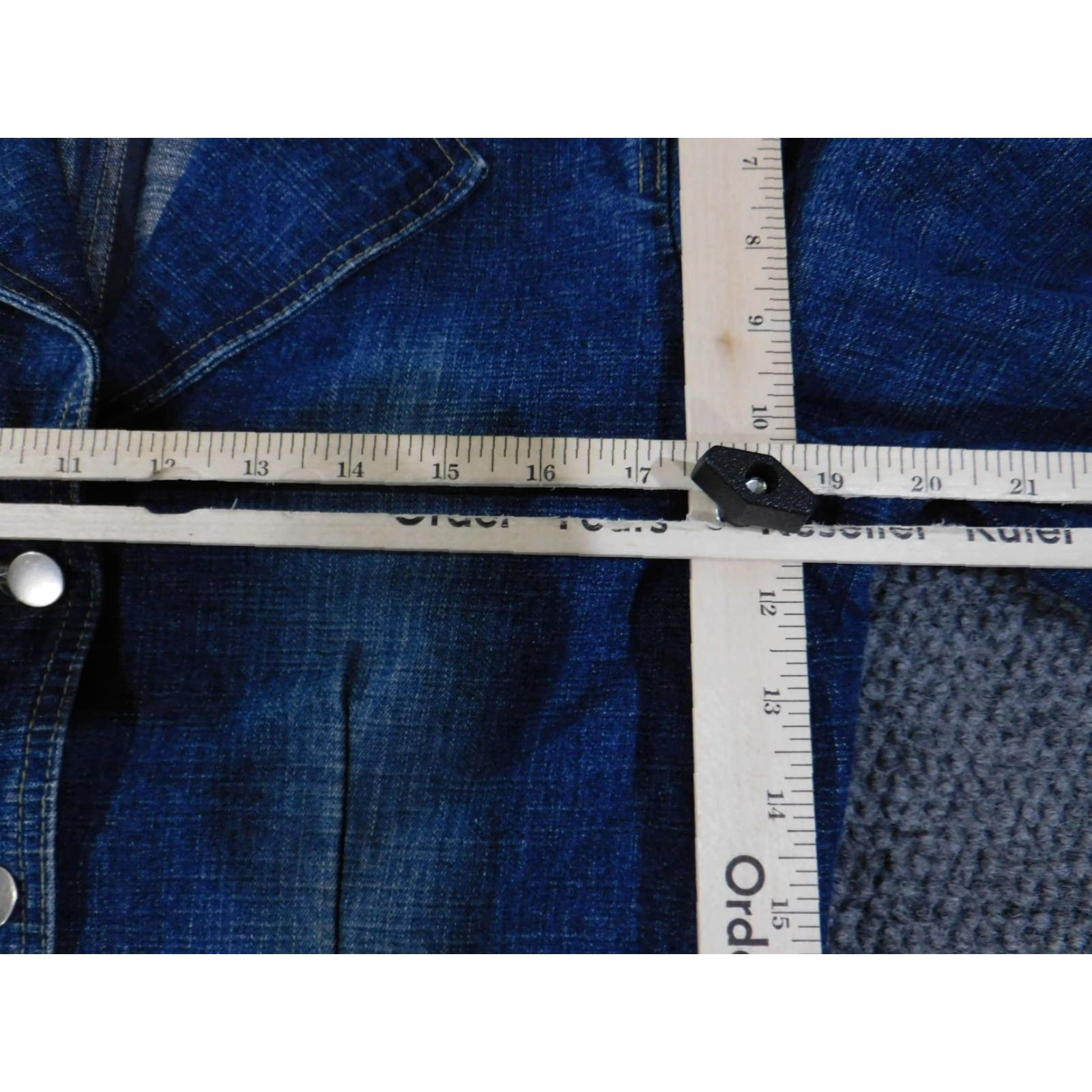 Coldwater Creek VINTAGE Coldwater Creek Blazer Womens Small Blue Denim 3 Button Notch Lapel Jacket Size S / US 4 / IT 40 - 7 Thumbnail