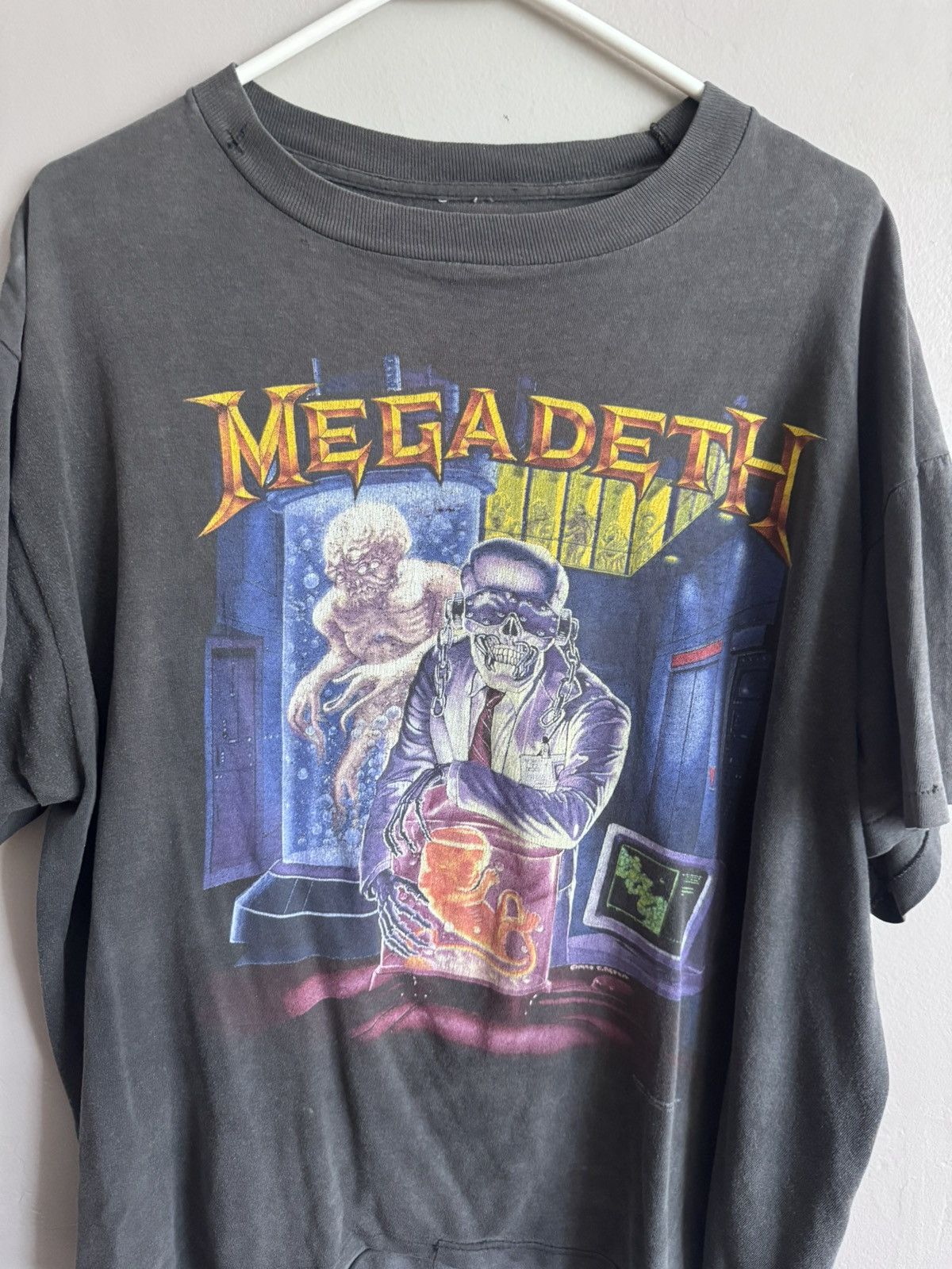 Vintage Megadeth 1991 Rust in Peace Tour Tee Size US L / EU 52-54 / 3 - 2 Thumbnail