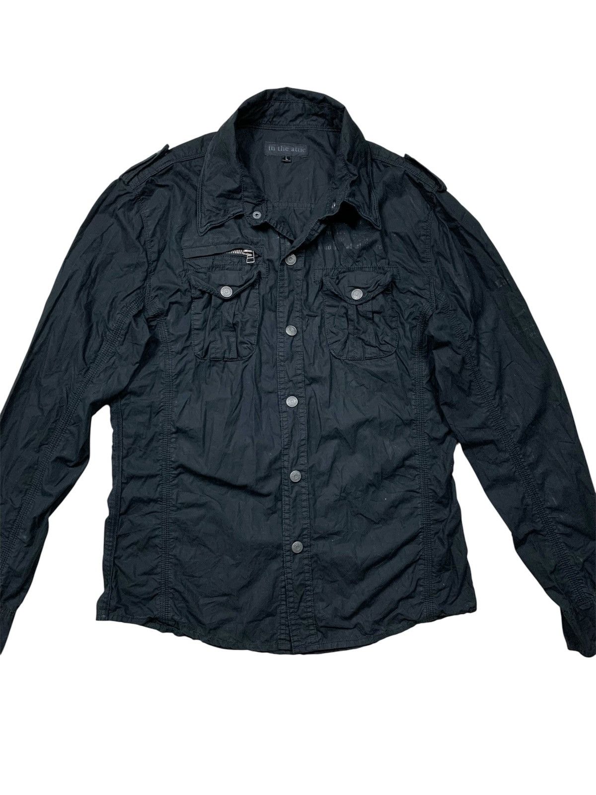 In The Attic IN THE ATTIC button up military style shirt Size US L / EU 52-54 / 3 - 2 Thumbnail