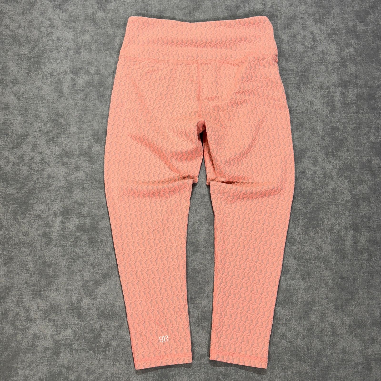 Other Albion Fit Antigua leaf print textured capris pink womens M Size 26" / US 2 / IT 38 - 2 Thumbnail