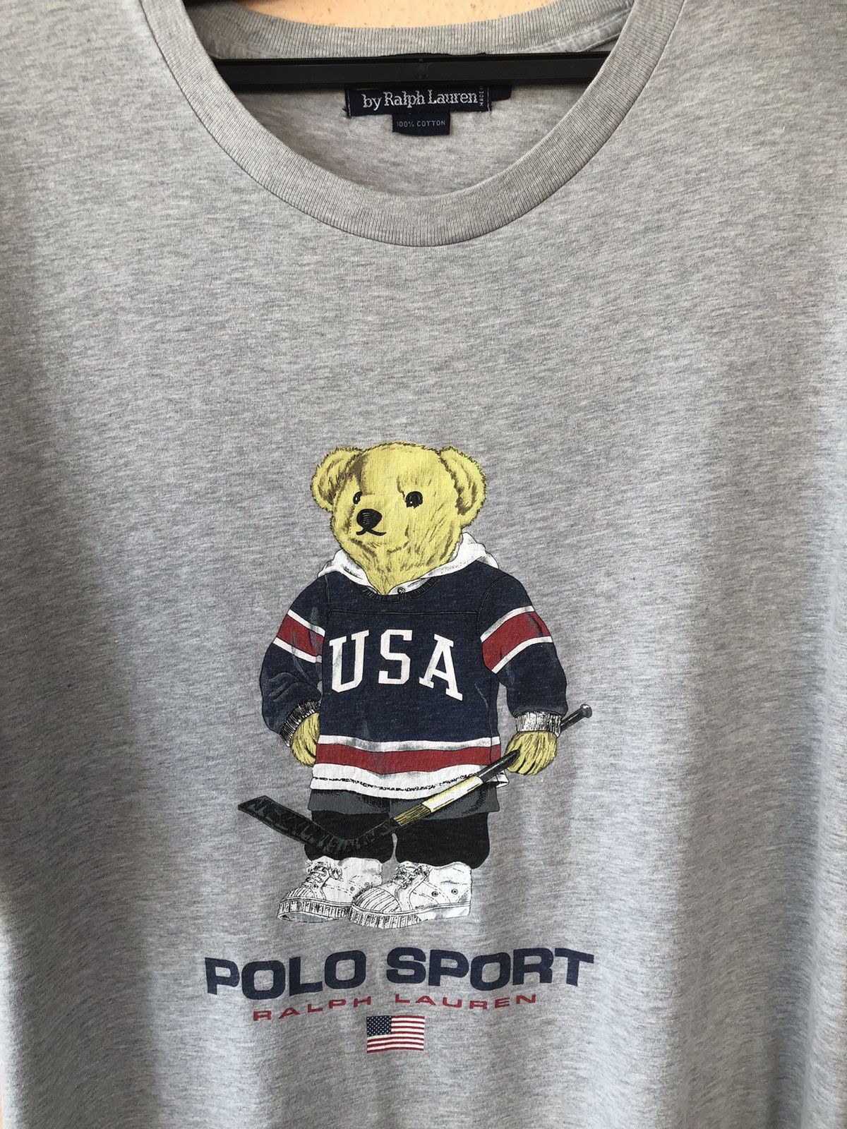 Polo Ralph Lauren × Ralph Lauren × Vintage Vintage 90s Ralph Lauren POLO SPORT Tee Size US XL / EU 56 / 4 - 2 Thumbnail