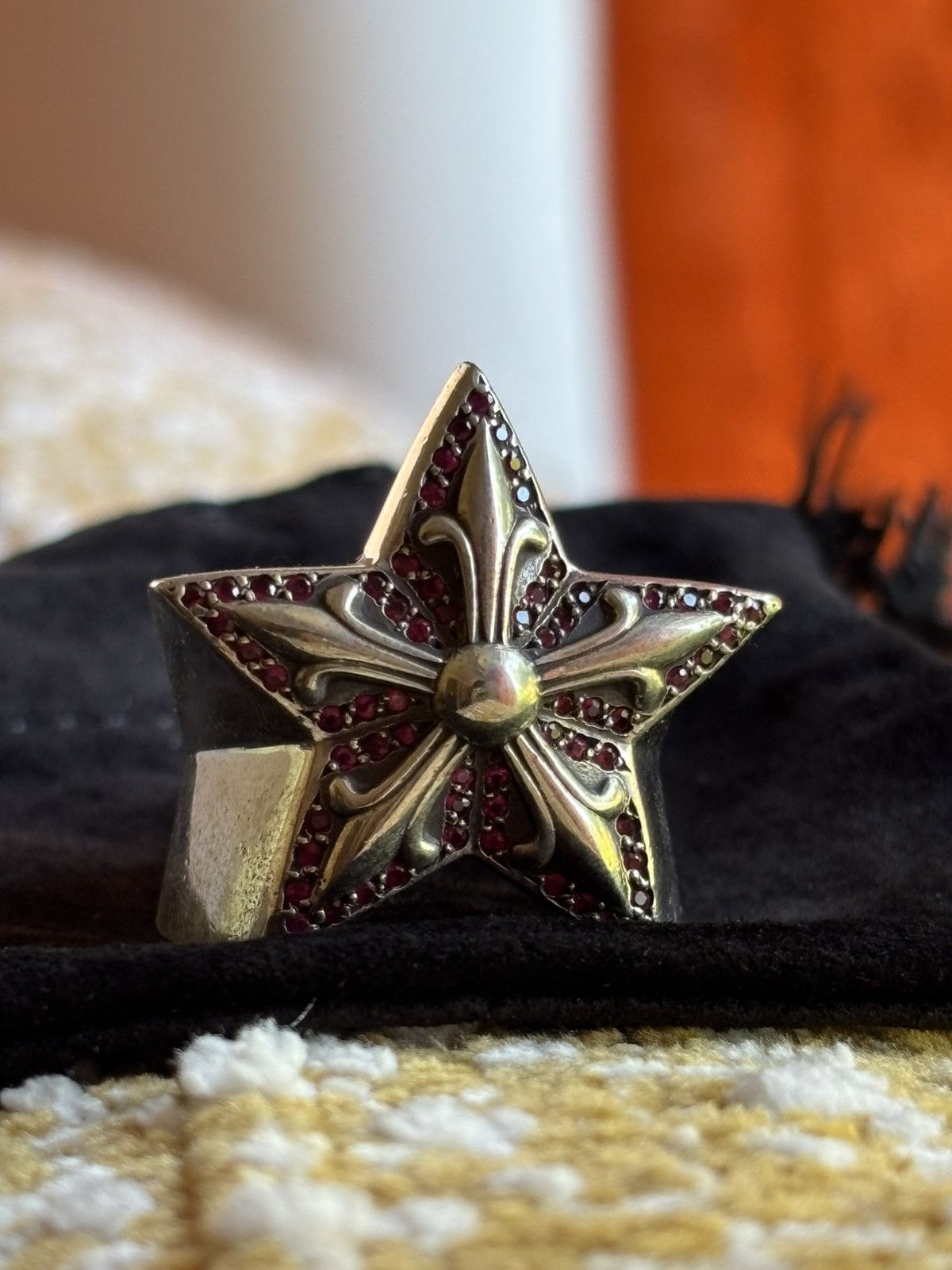 Chrome Hearts Chrome Hearts ruby pave star ring Size ONE SIZE - 11 Thumbnail