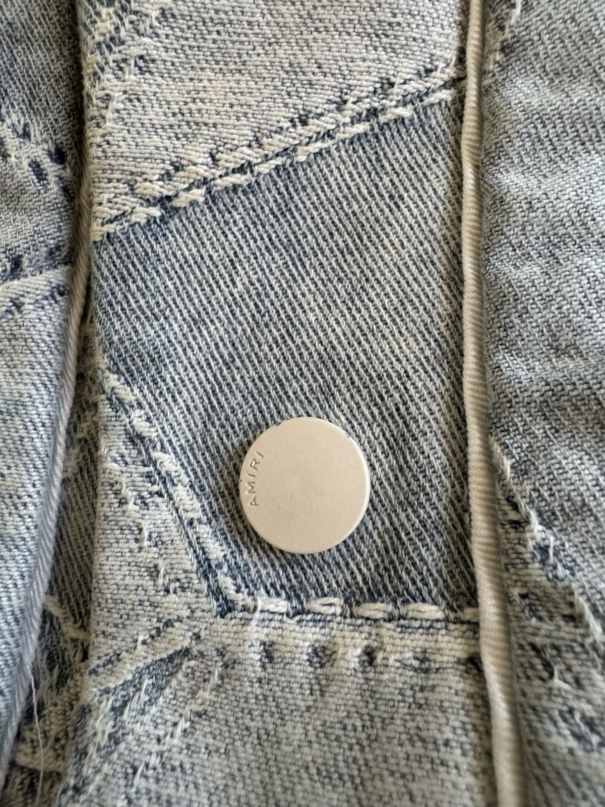 Amiri Amiri Denim Baseball Jersey Size US L / EU 52-54 / 3 - 3 Thumbnail