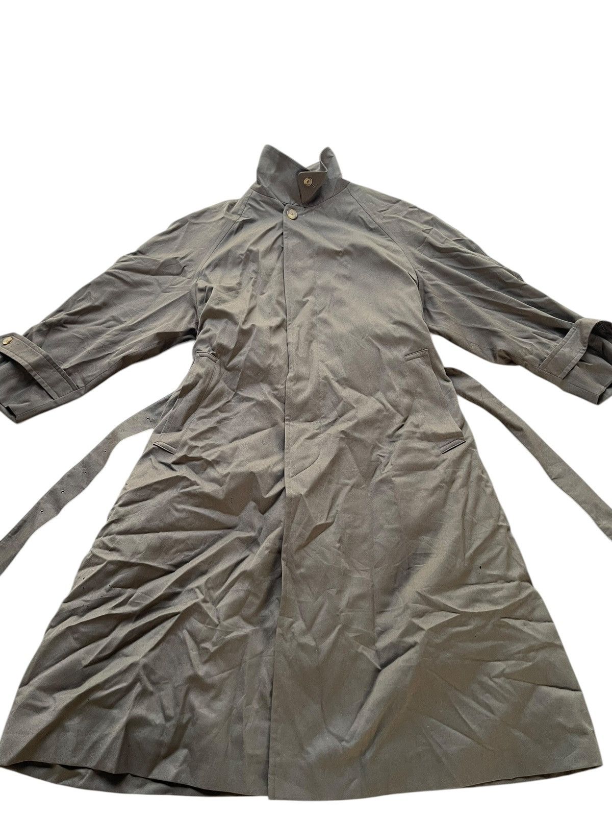Burberry Vintage 90s Burberry long Jacket Made In Usa Size US M / EU 48-50 / 2 - 2 Thumbnail