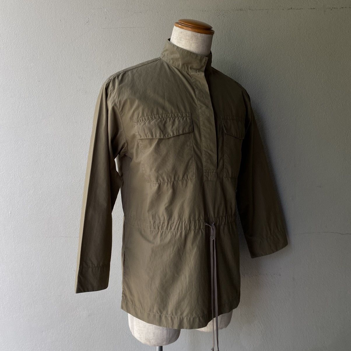 Paul Smith Paul Smith Khaki Mandarin Collar Utility Shirt Size XS / US 0-2 / IT 36-38 - 10 Thumbnail