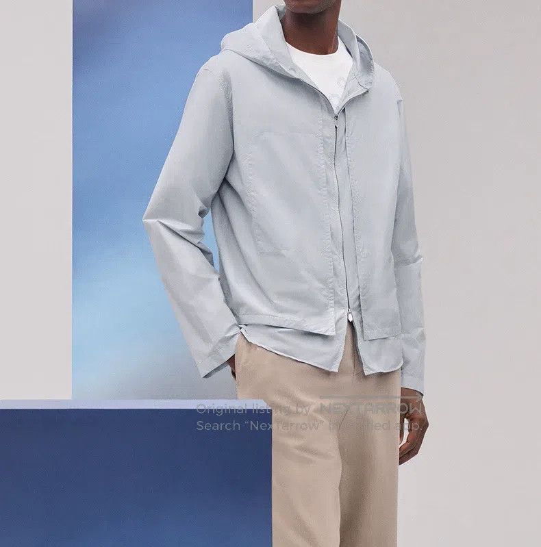 Hermes Hermes size 39 Men's Lightweight Hooded Jacket Size US M / EU 48-50 / 2 - 1 Thumbnail
