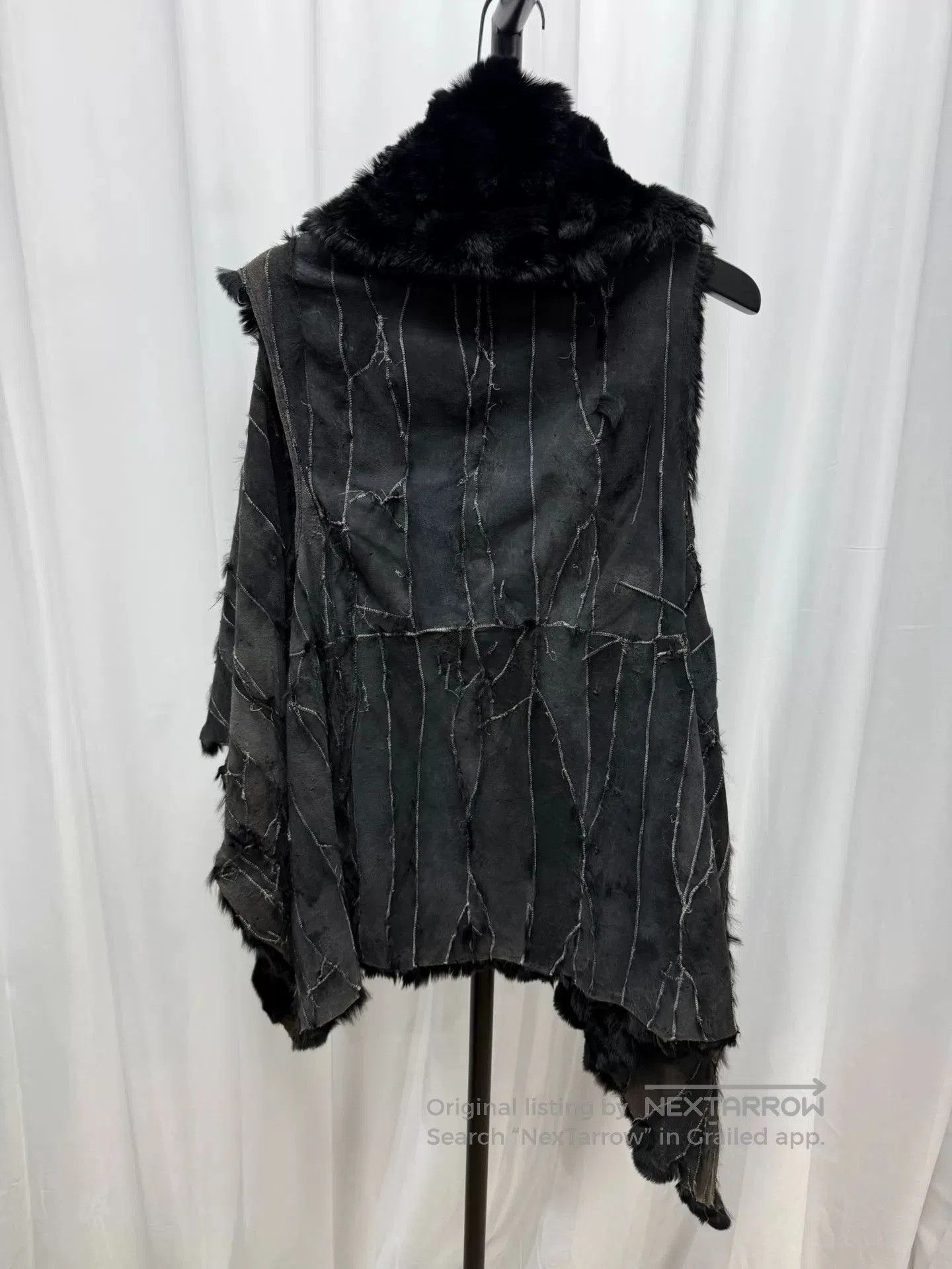 Ann Demeulemeester ann demeulemeester asymmetrical black vest. Size S / US 4 / IT 40 - 4 Thumbnail