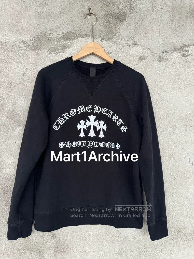 Chrome Hearts CHROME HEARTS Black Thirty Word Silver Medal Hoodie Size US S / EU 44-46 / 1 - 1 Thumbnail
