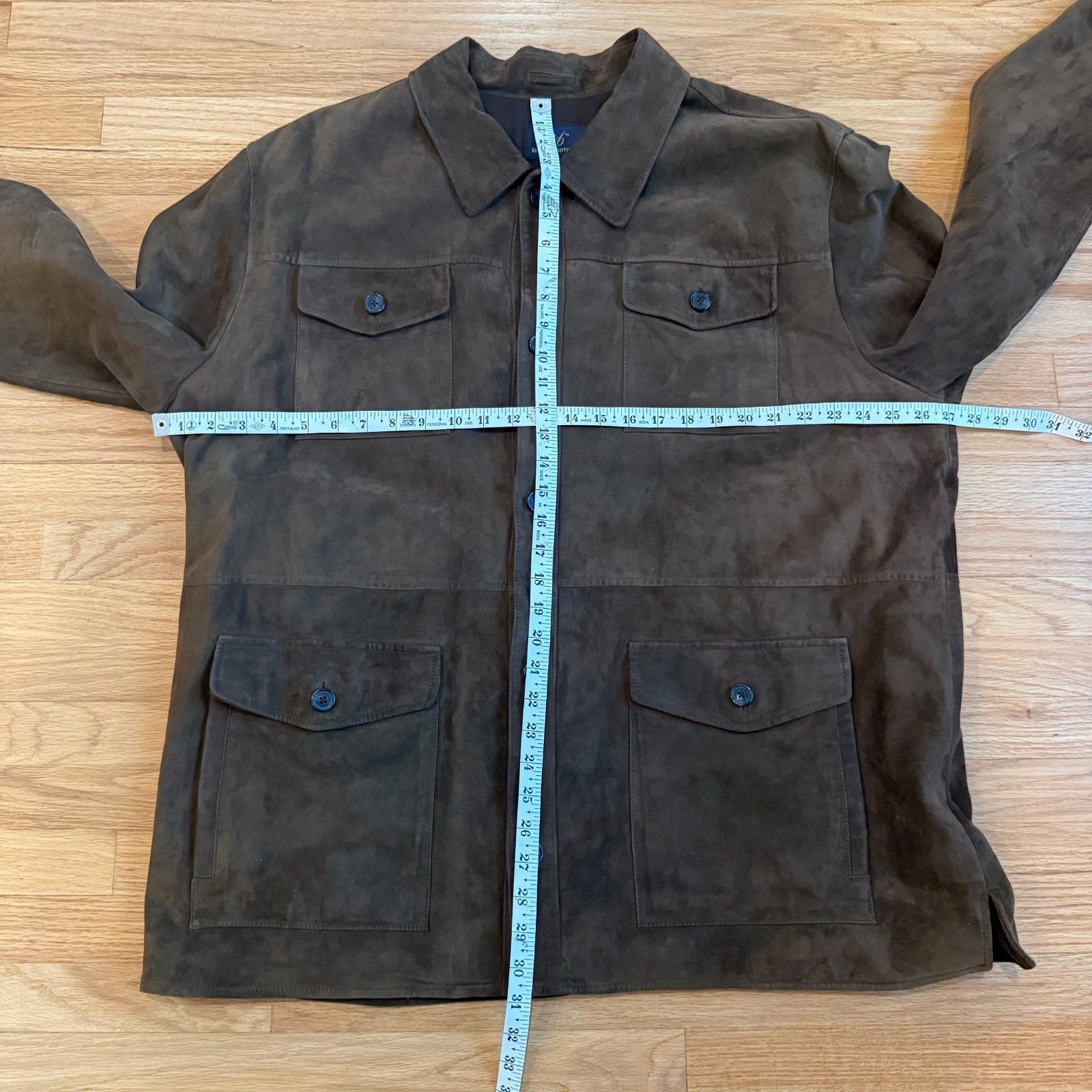 Brooks Brothers Brooks Brothers Chocolate Suede Lined Chore Coat XL Size US XL / EU 56 / 4 - 2 Thumbnail