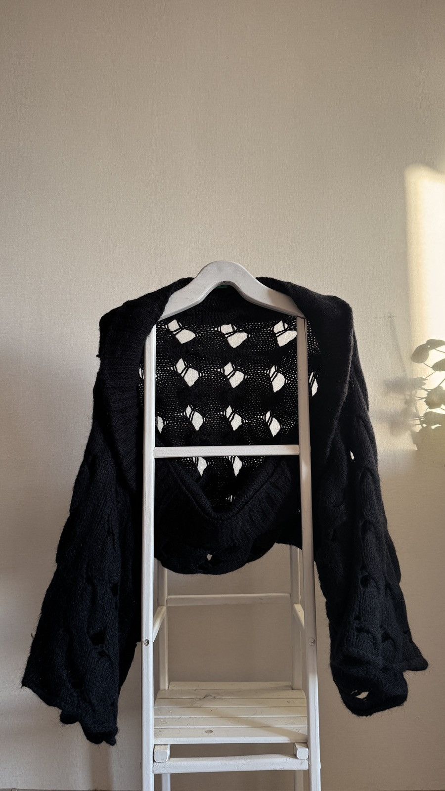 Le Grande Bleu (L.G.B.) Vintage Y2K Mohair Coarse Knitted Mesh Sweater lgb goa Size US M / EU 48-50 / 2 - 1 Thumbnail