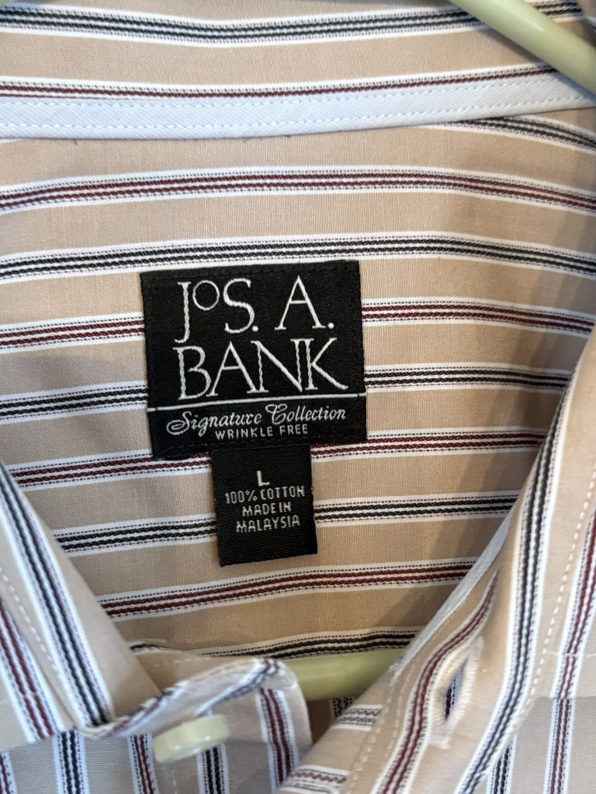 Jos. A. Bank Jos A Bank Long Sleeve Button Up Shirt Signature Collection Size US L / EU 52-54 / 3 - 3 Thumbnail