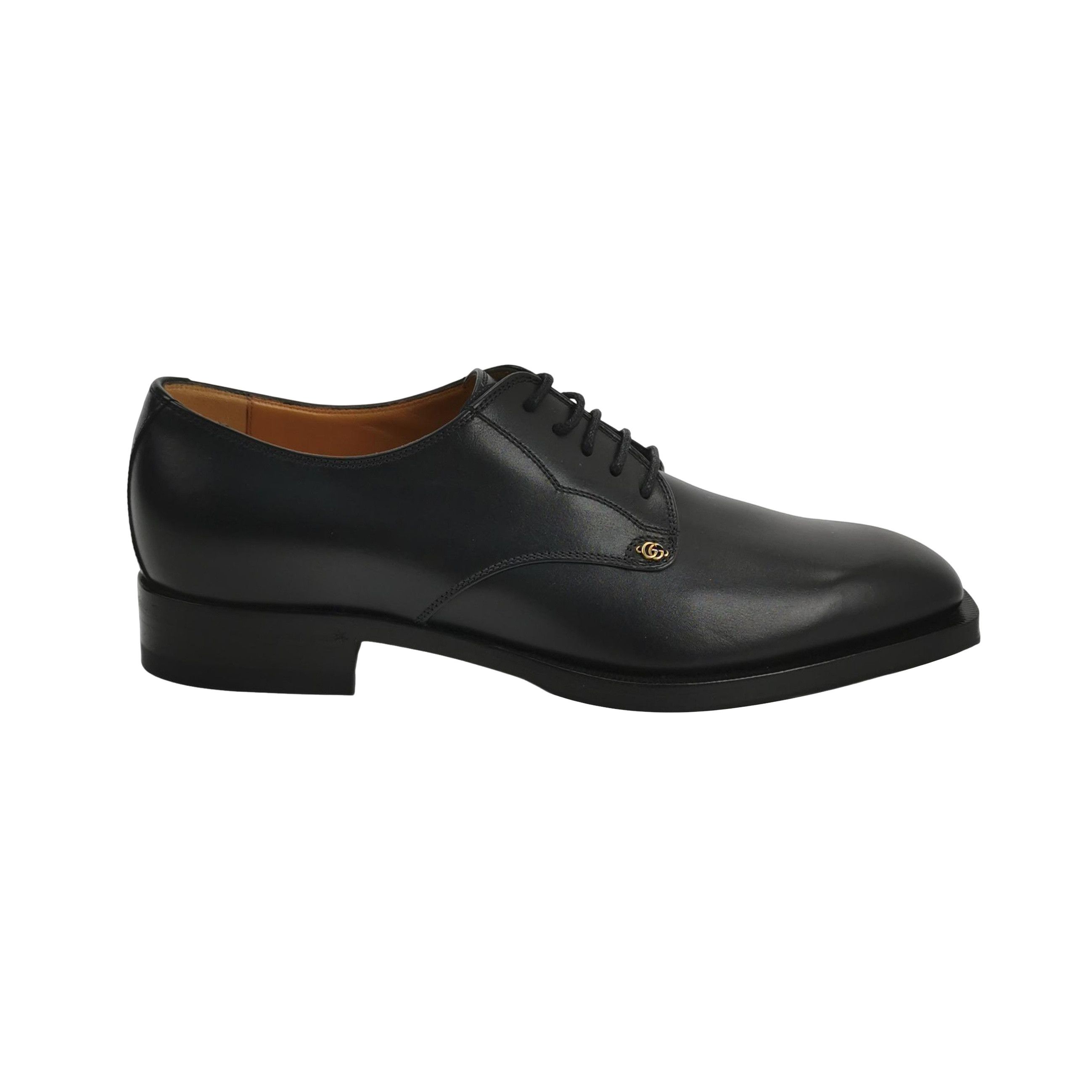 Gucci Gucci Double G Leather Derby Shoes 39 Size US 6 / EU 39 - 1 Thumbnail