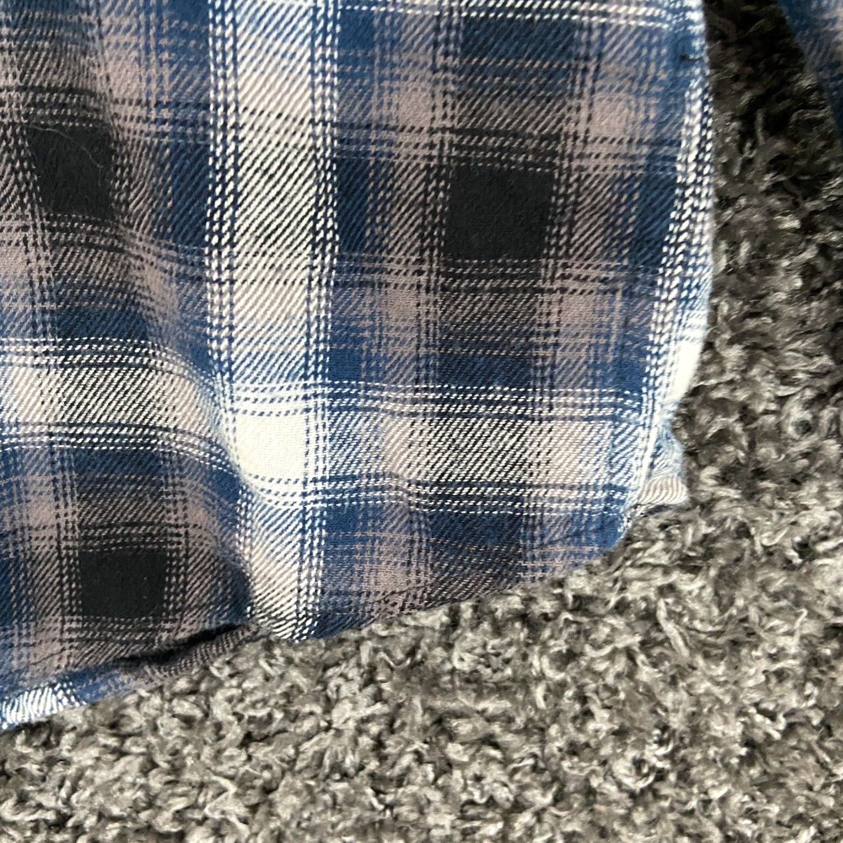Vintage Legendary Whitetails Mens Plaid Long Sleeve Flannel Shirt Blue White Large Size US L / EU 52-54 / 3 - 2 Thumbnail