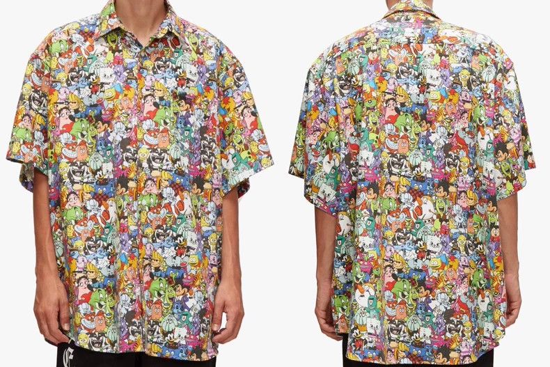 Vetements Vetements 20ss cartoon character printed short-sleeve shir Size US M / EU 48-50 / 2 - 5 Thumbnail