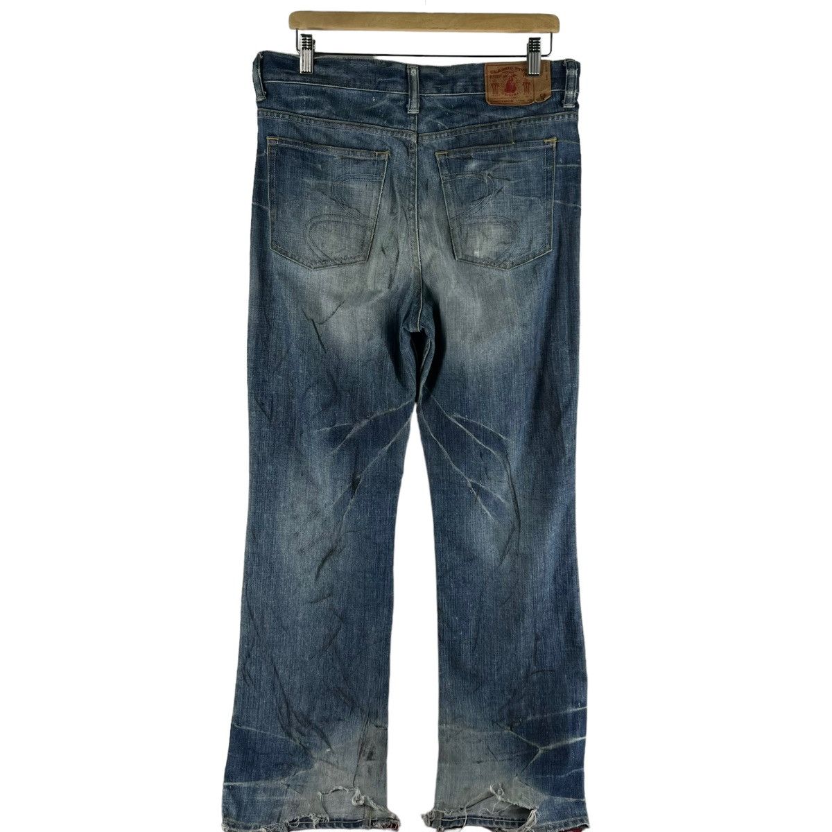 Hysteric Glamour 🔥VTG DENIM JEANS DISTRESSED PUNK ECSTASY JAPAN Size US 38 / EU 54 - 7 Thumbnail