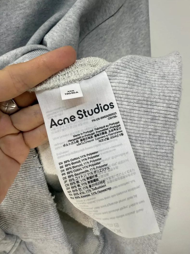 Acne Studios acne studios Printed hooded sweatshirt Size US XXS / EU 40 - 6 Thumbnail